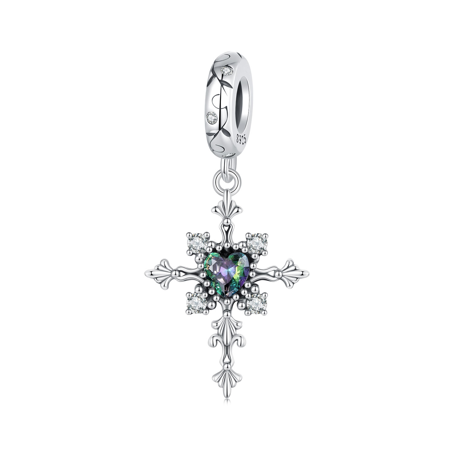 charm de cruz estilo pandora bsc970