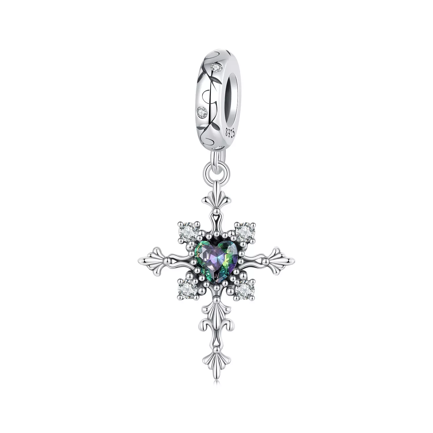 charm de cruz estilo pandora bsc970