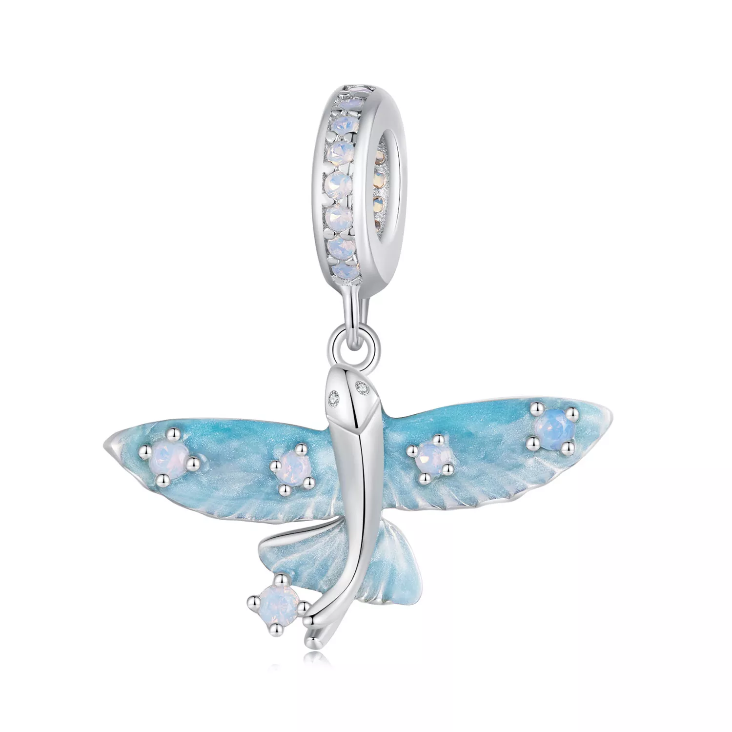 charm de pez volador estilo pandora bsc967