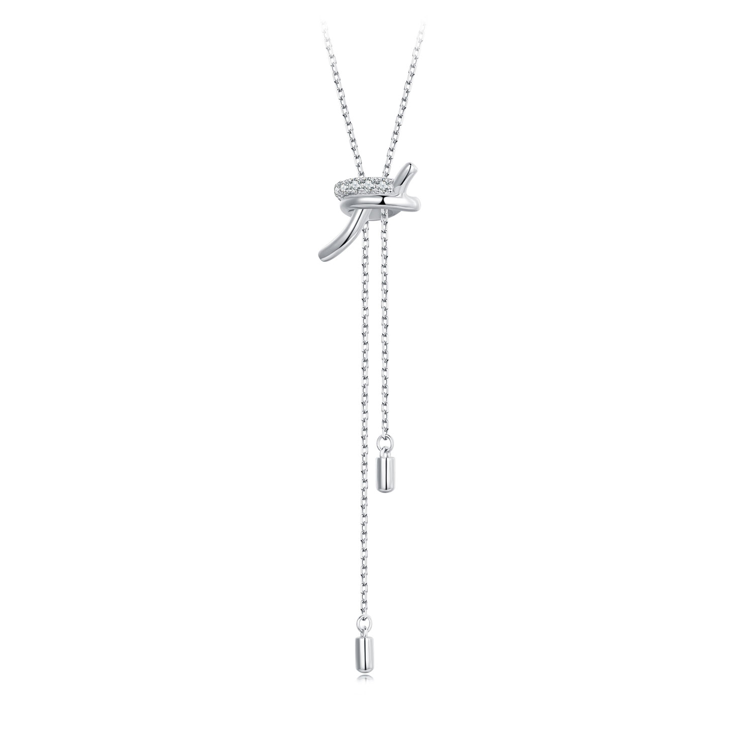 collar con nudo en forma de y estilo pandora bsn370