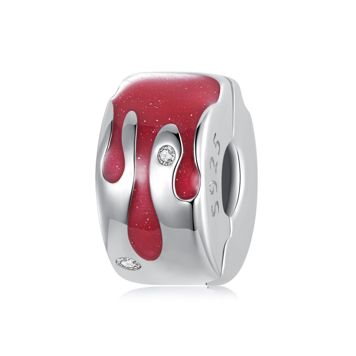 dije con hebilla de posicionamiento derretida estilo pandora scc2700