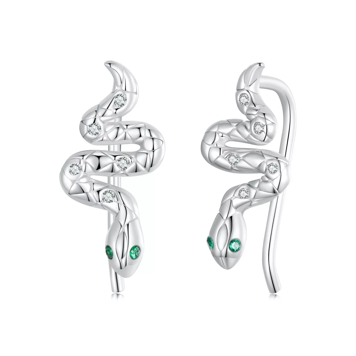 gancho para la oreja con forma de serpiente estilo pandora sce1700