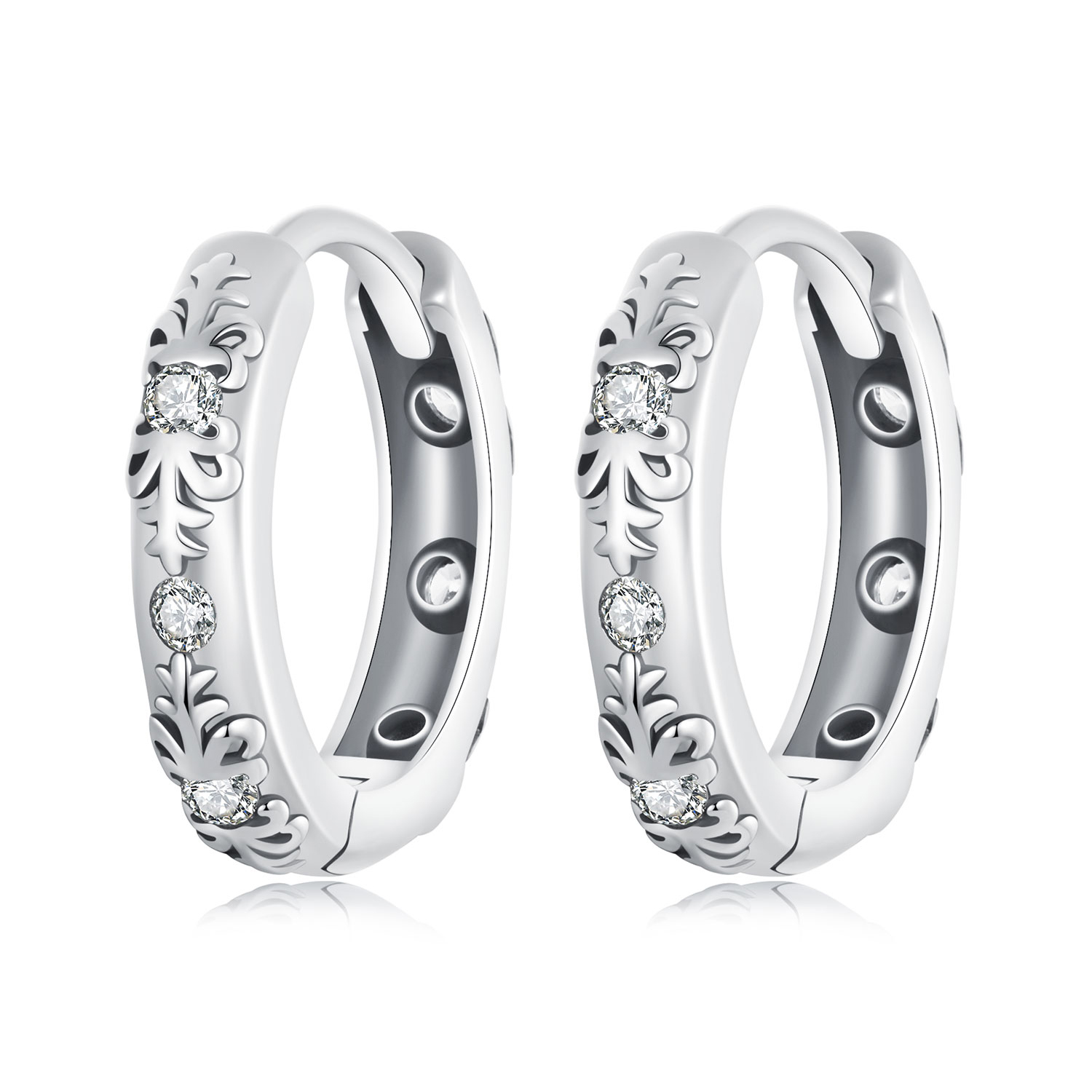 pendientes con diseño retro estilo pandora sce1701