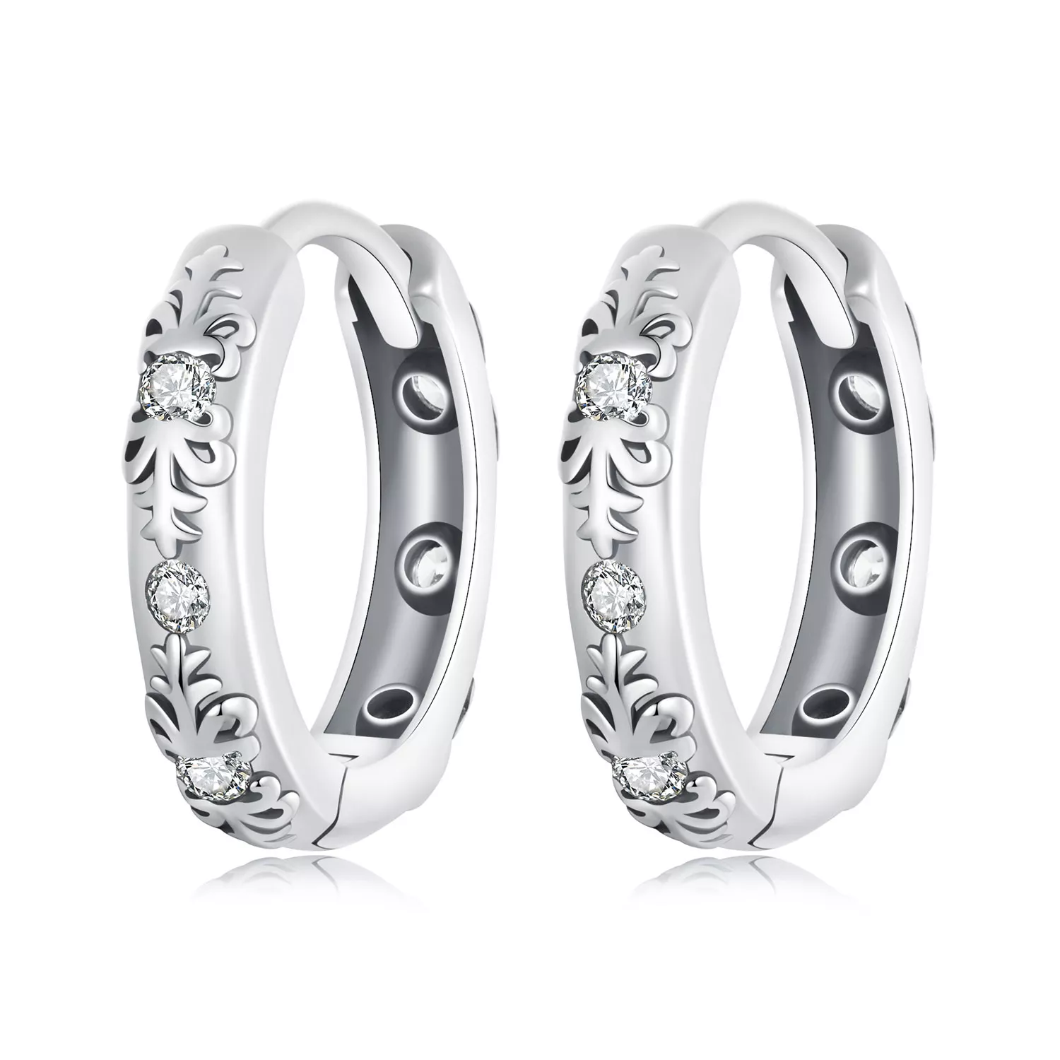 pendientes con diseño retro estilo pandora sce1701