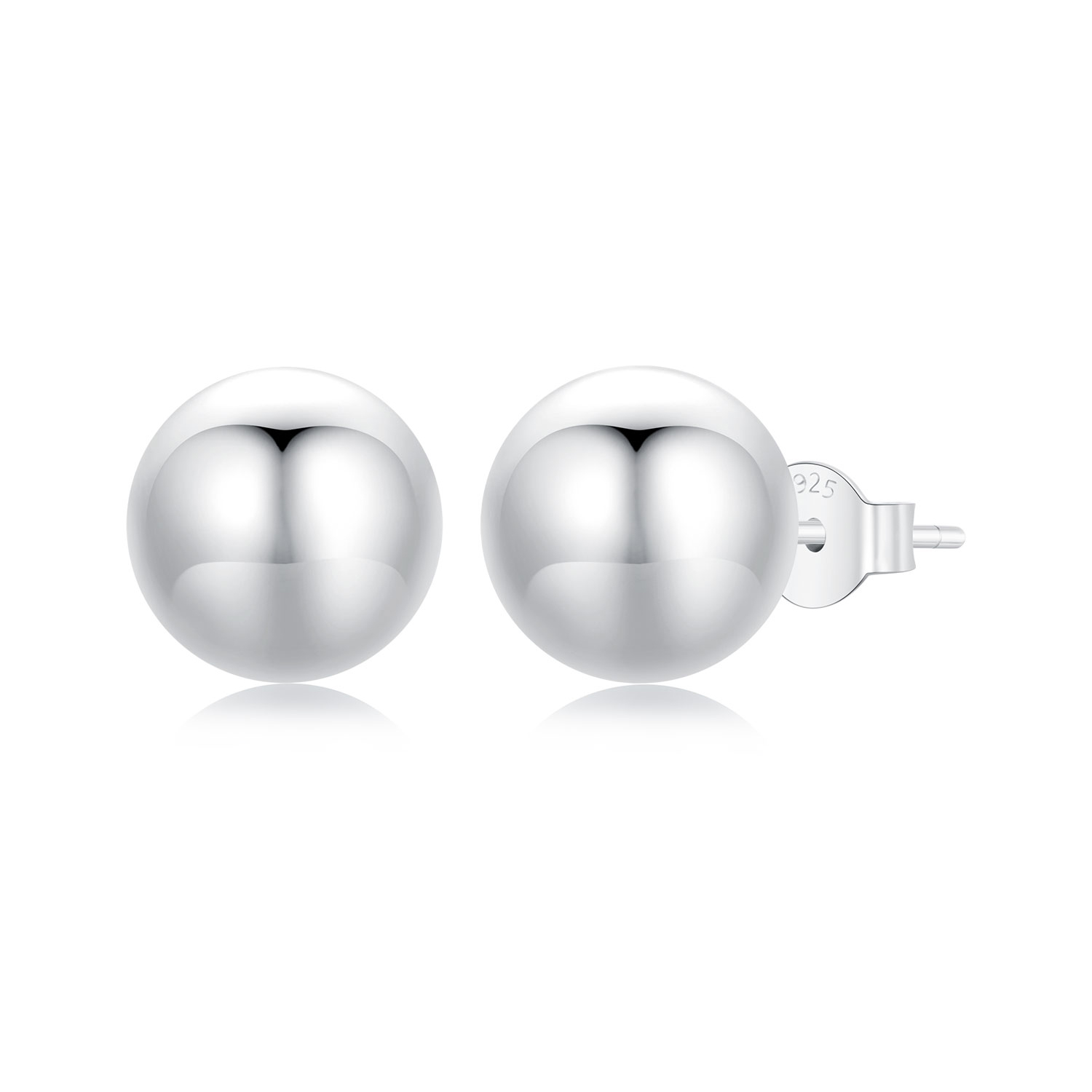 pendientes de bola grande estilo pandora sce1725 l