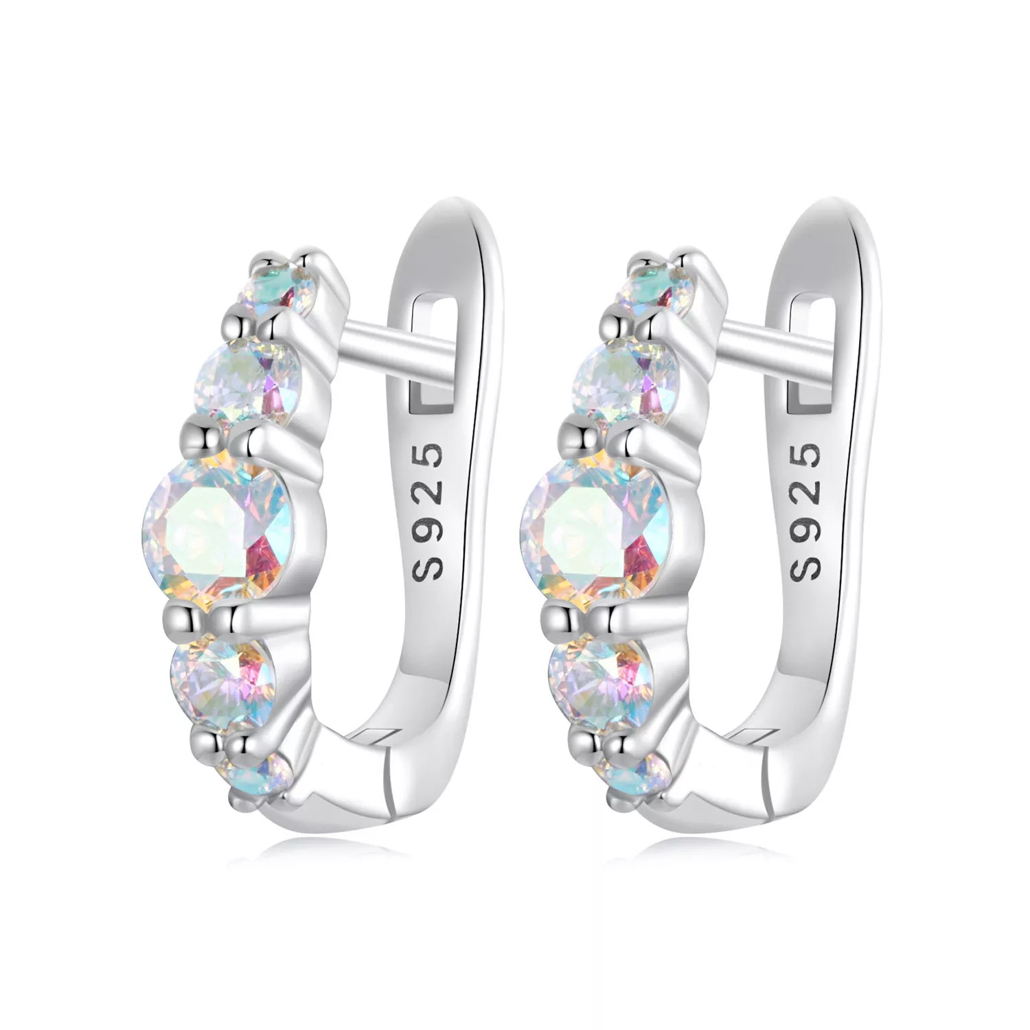 pendientes de colores estilo pandora bse960