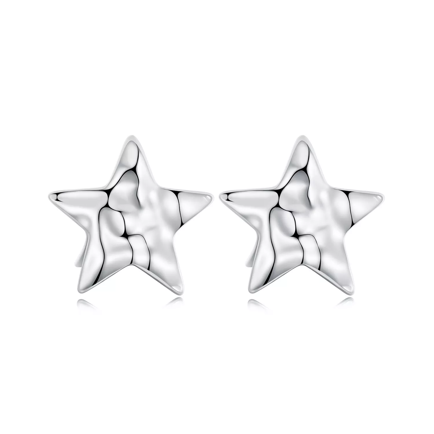 pendientes de estrella estilo pandora bse965