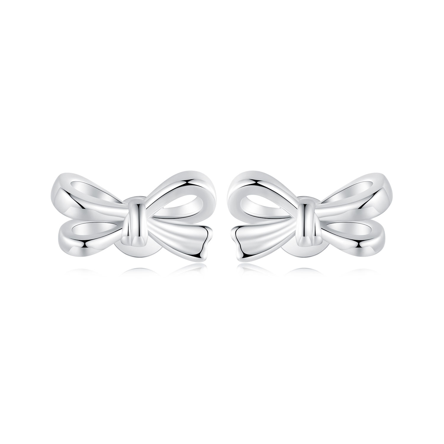 pendientes de lazo estilo pandora sce1707