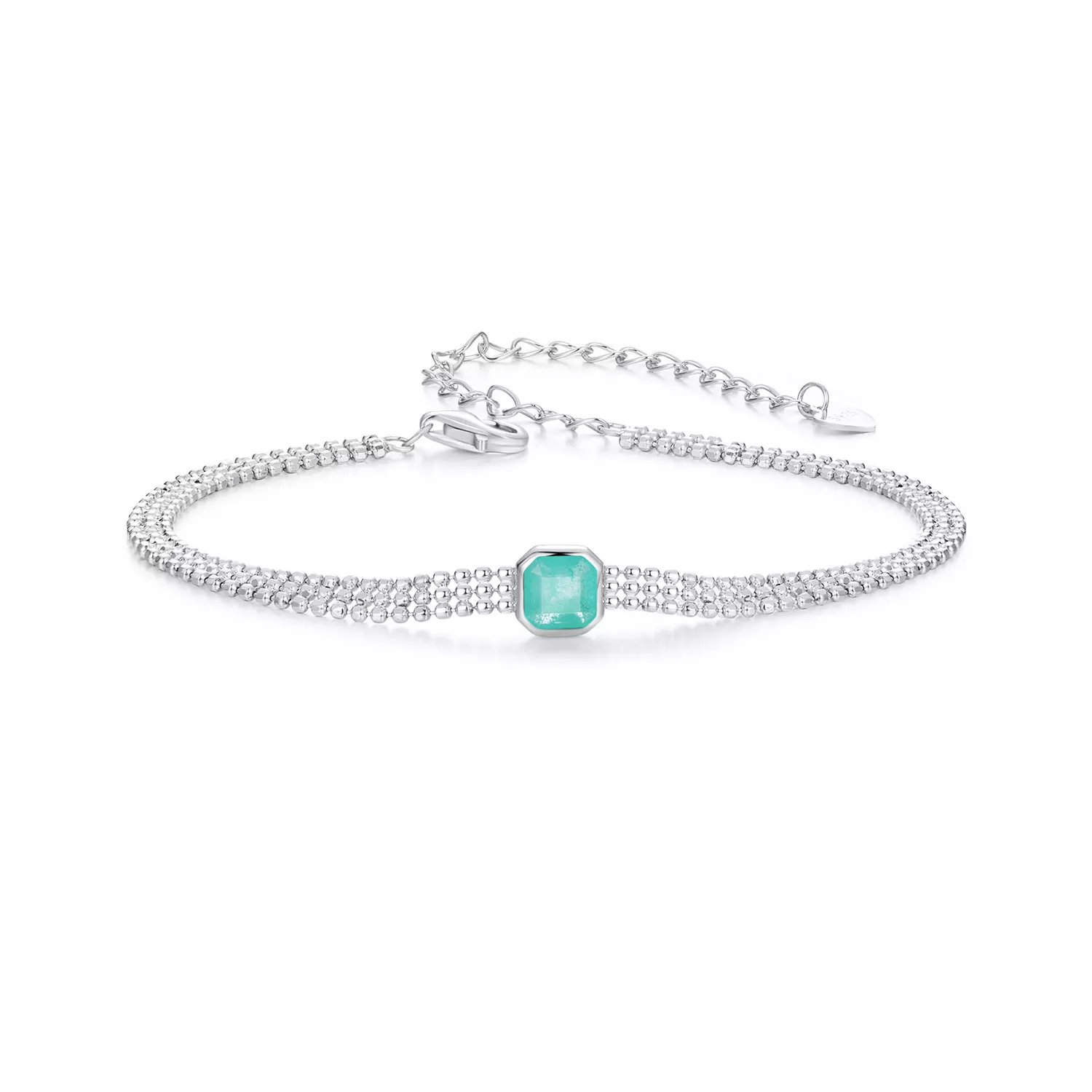 pulsera de piedra de hielo estilo pandora bsb157