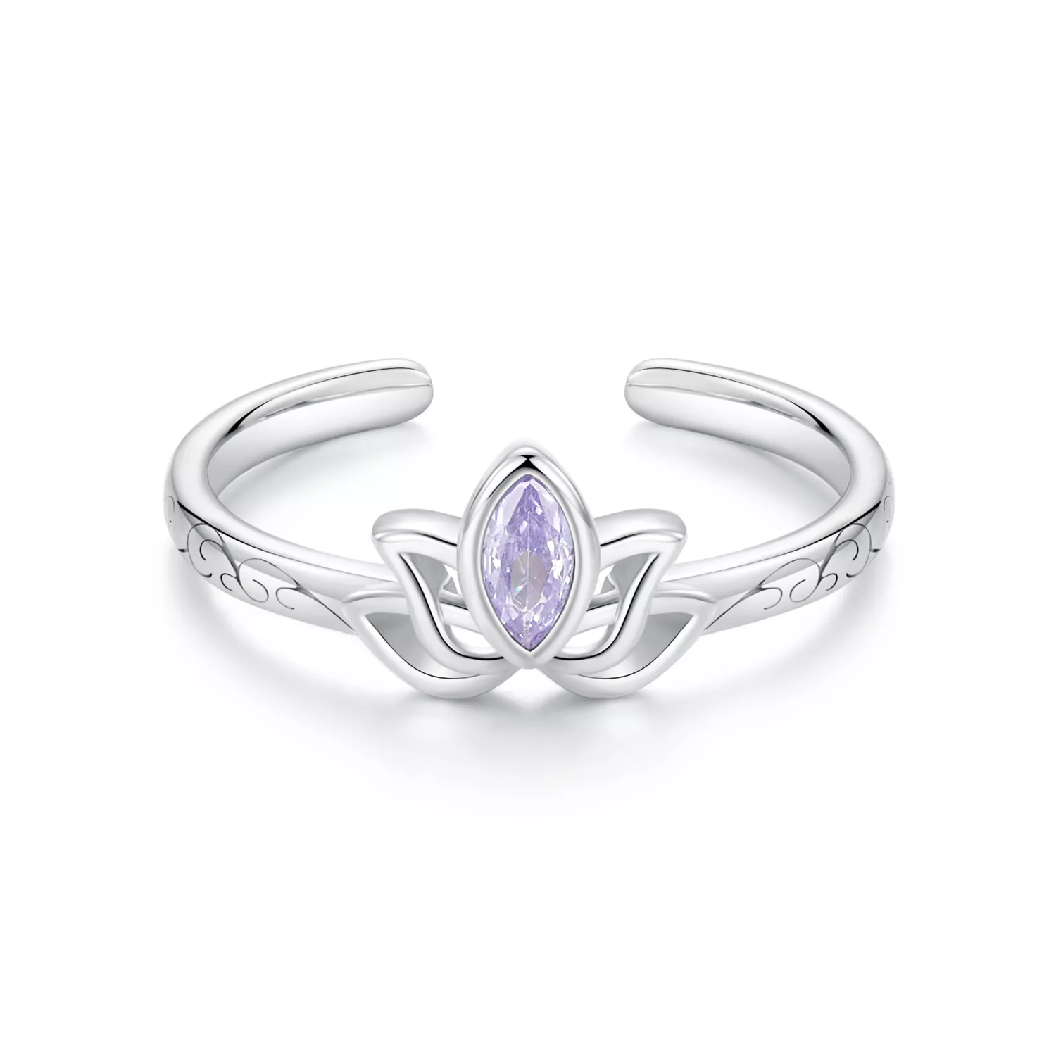 anillo de loto estilo pandora scr1020 e