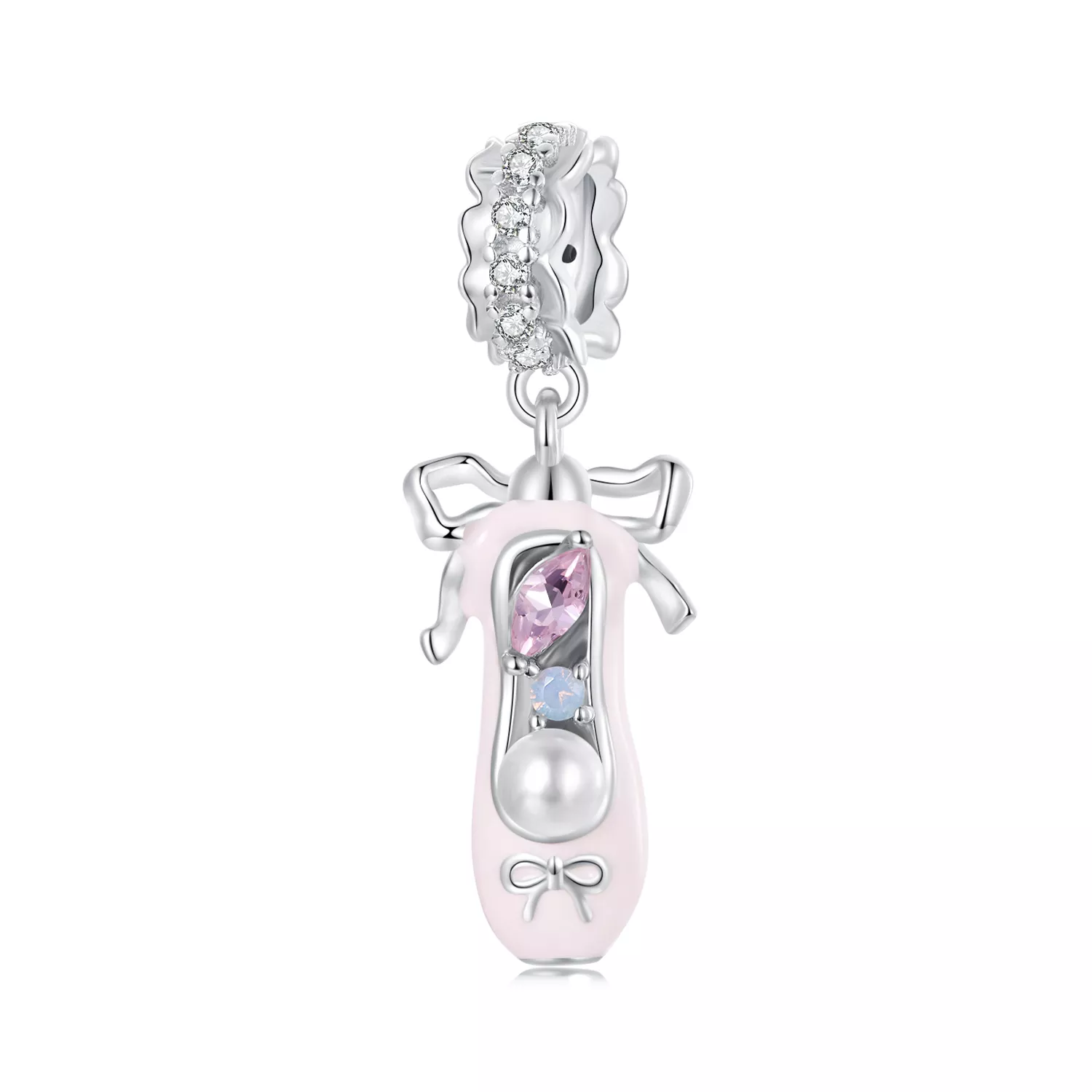 colgante de zapatilla de ballet estilo pandora scc2761