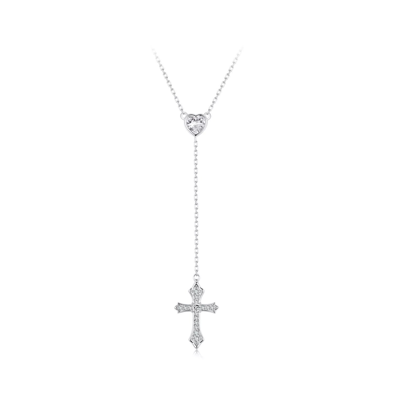 collar con cruz estilo pandora bsn384