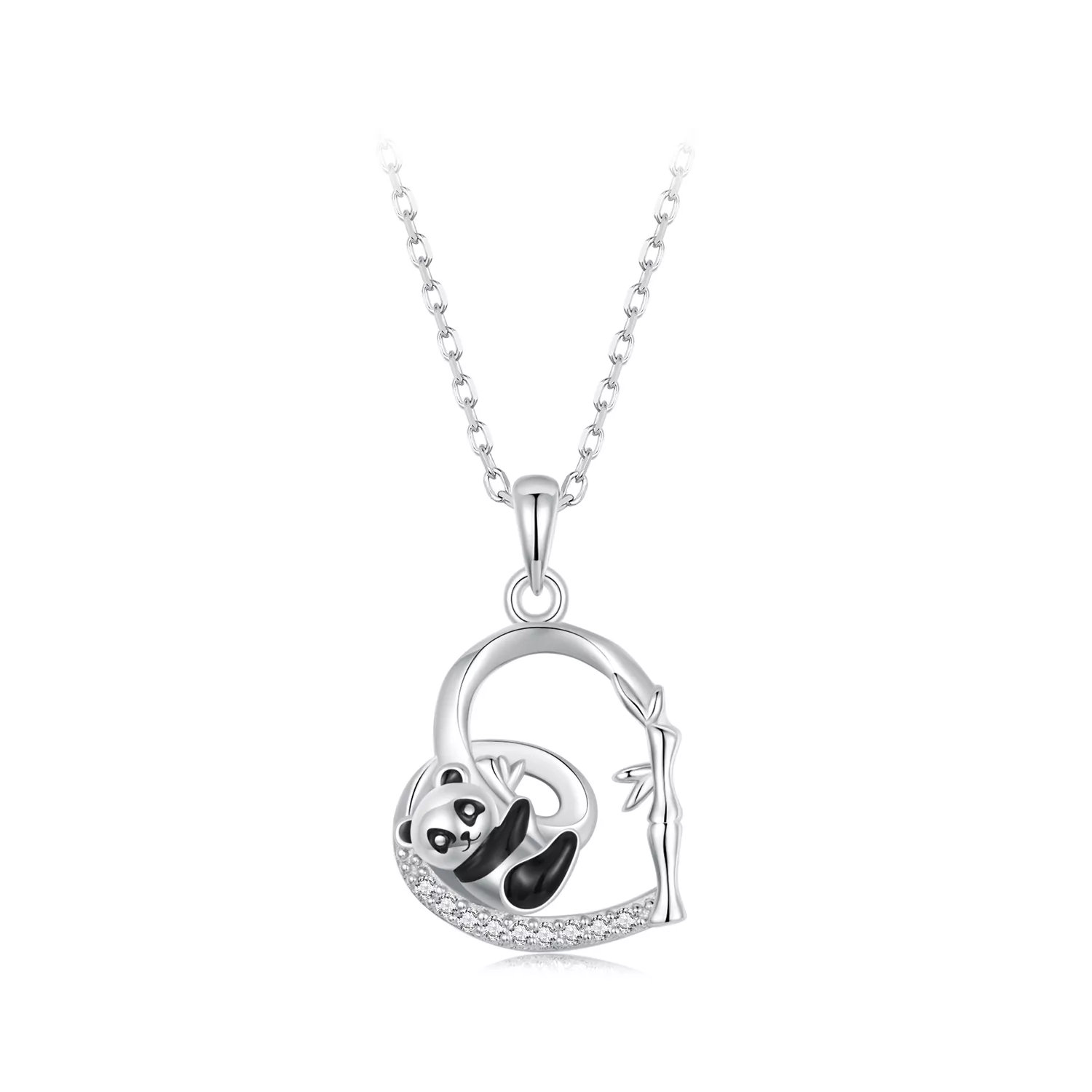 collar de panda estilo pandora scn515