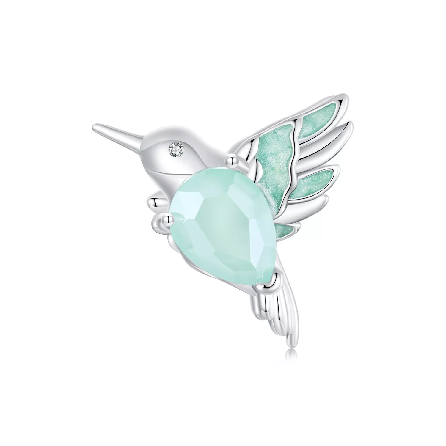 cuentas de colibrí estilo pandora bsc981