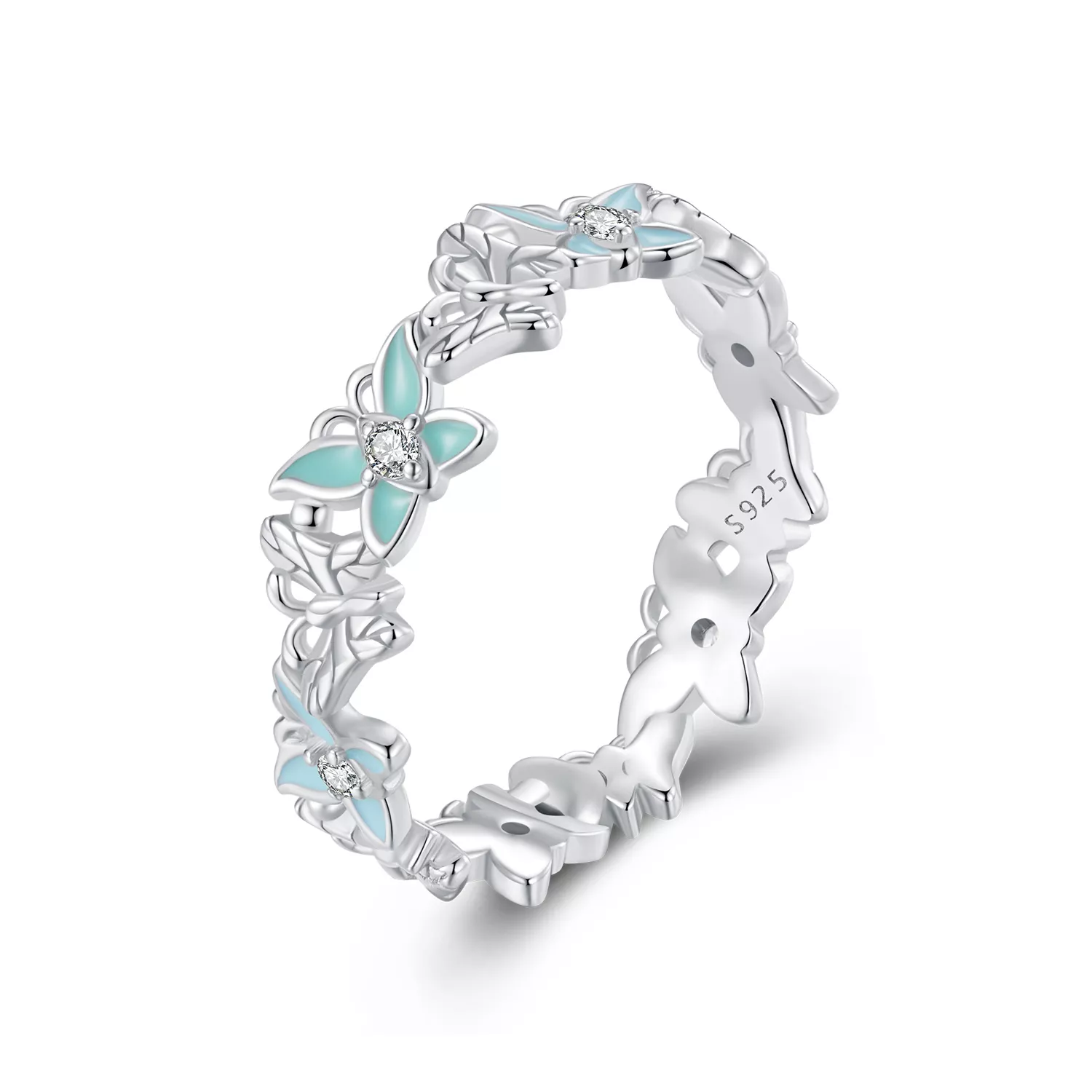 anillo mariposa estilo pandora scr1035