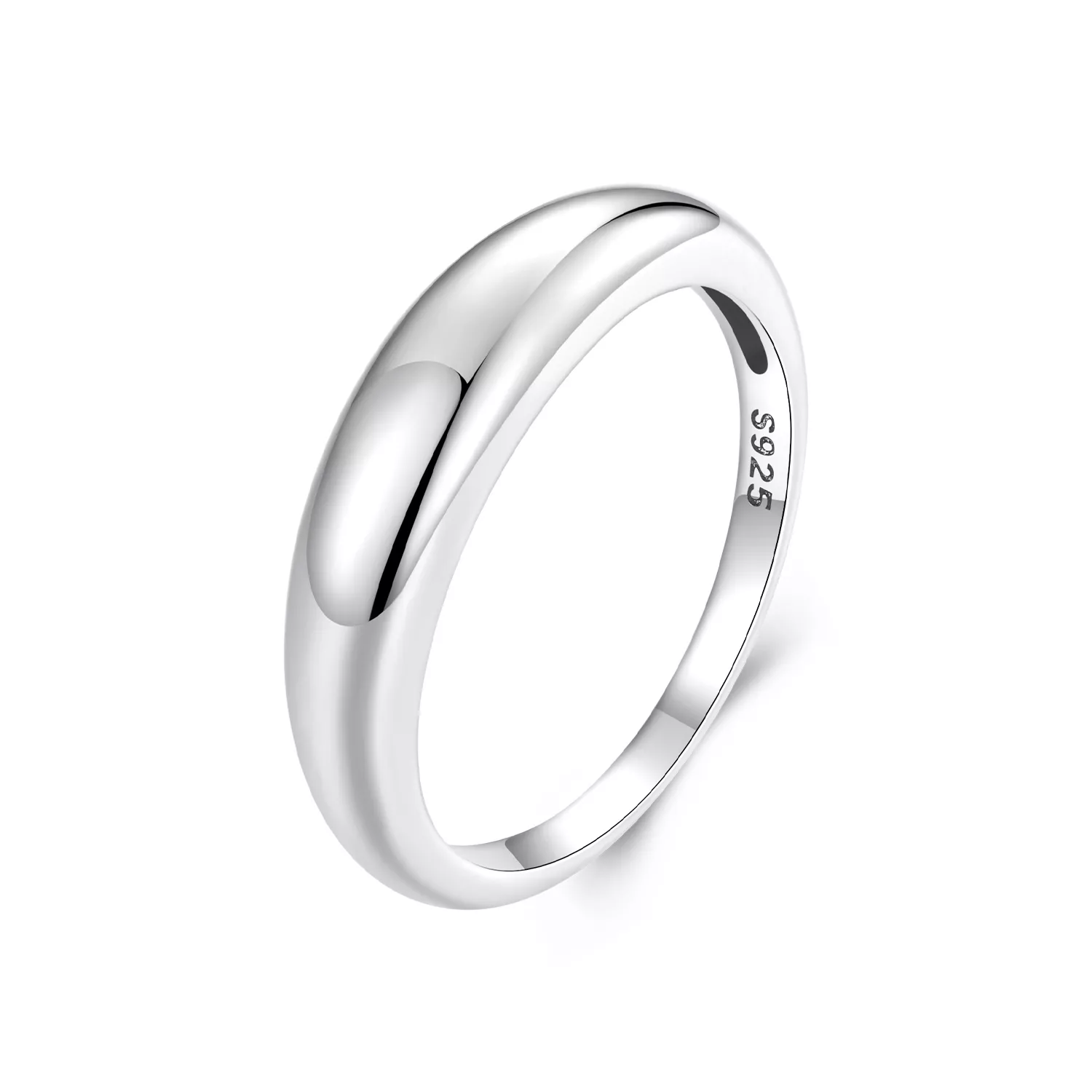 anillo sencillo liso estilo pandora bsr558
