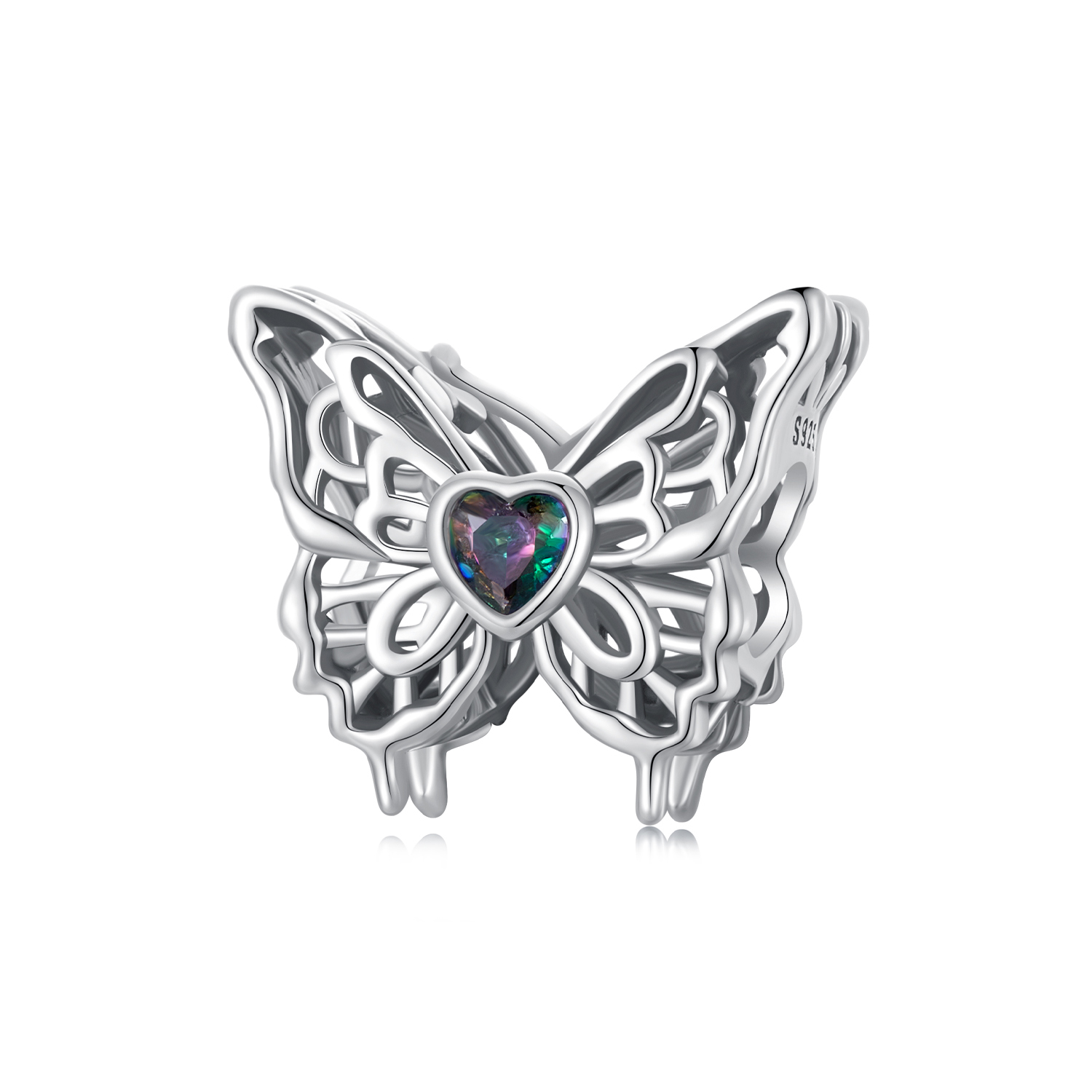 charm de danza de mariposa estilo pandora scc2819