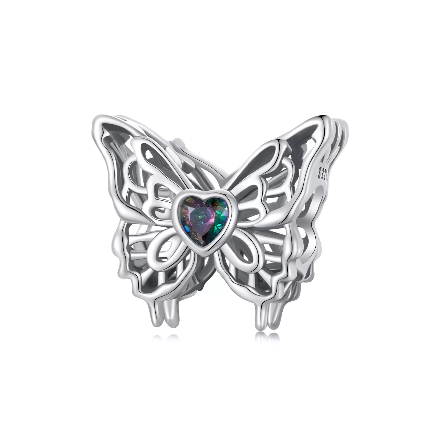 charm de danza de mariposa estilo pandora scc2819