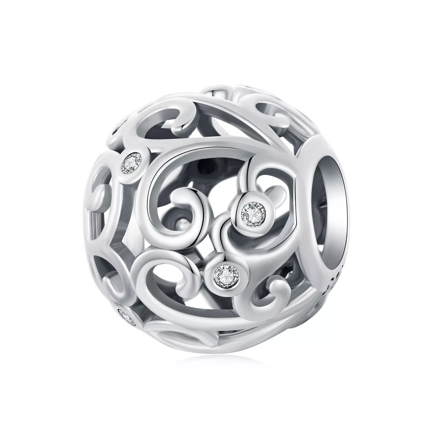 charm de hierba rizada estilo pandora scc2785