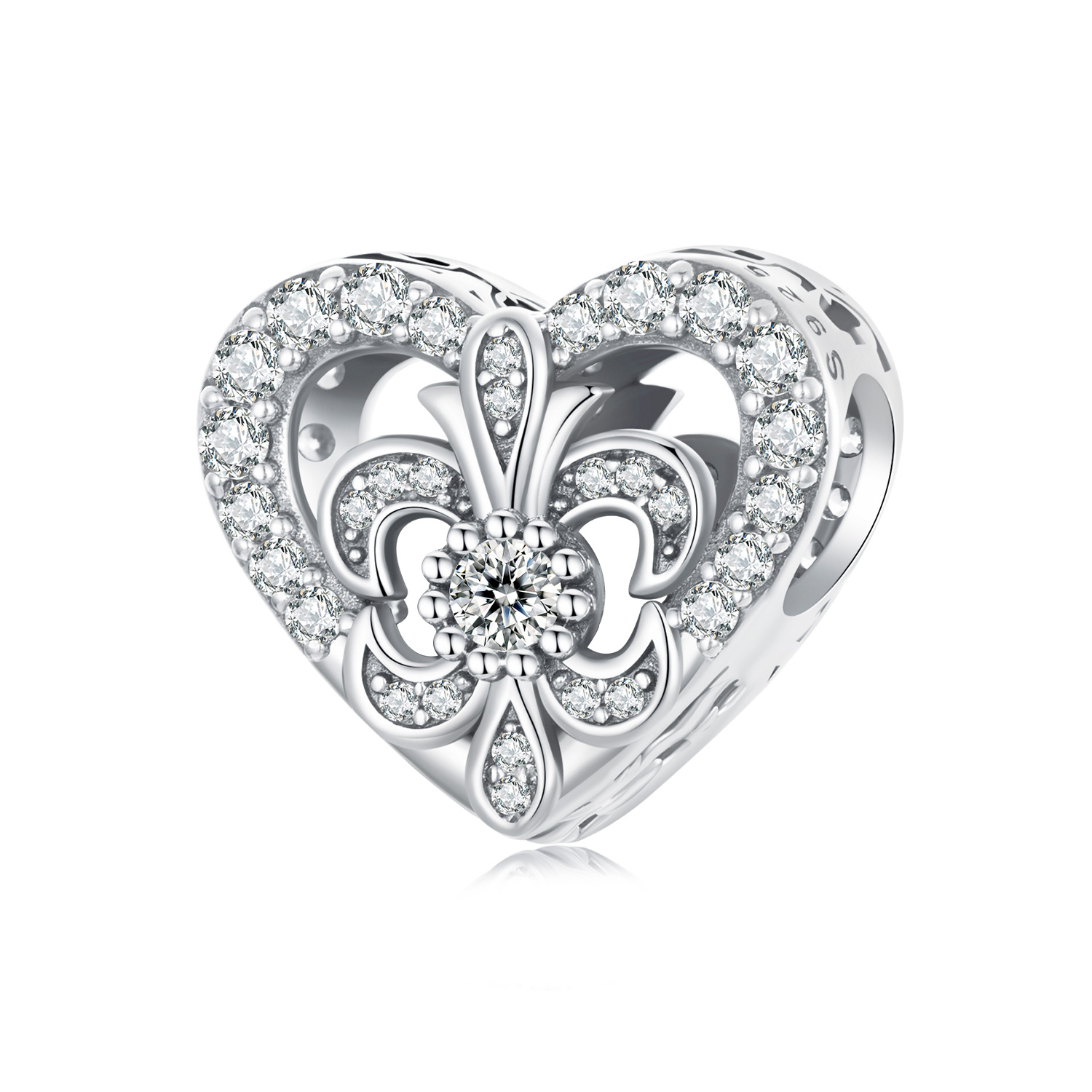 charm de iris vintage estilo pandora bsc1022