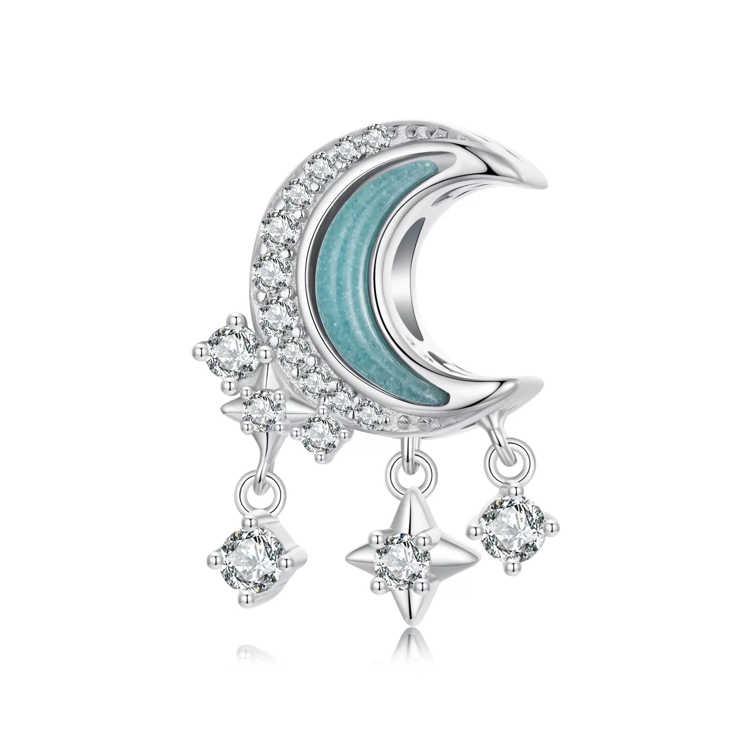 charm de luz de luna estilo pandora scc2801