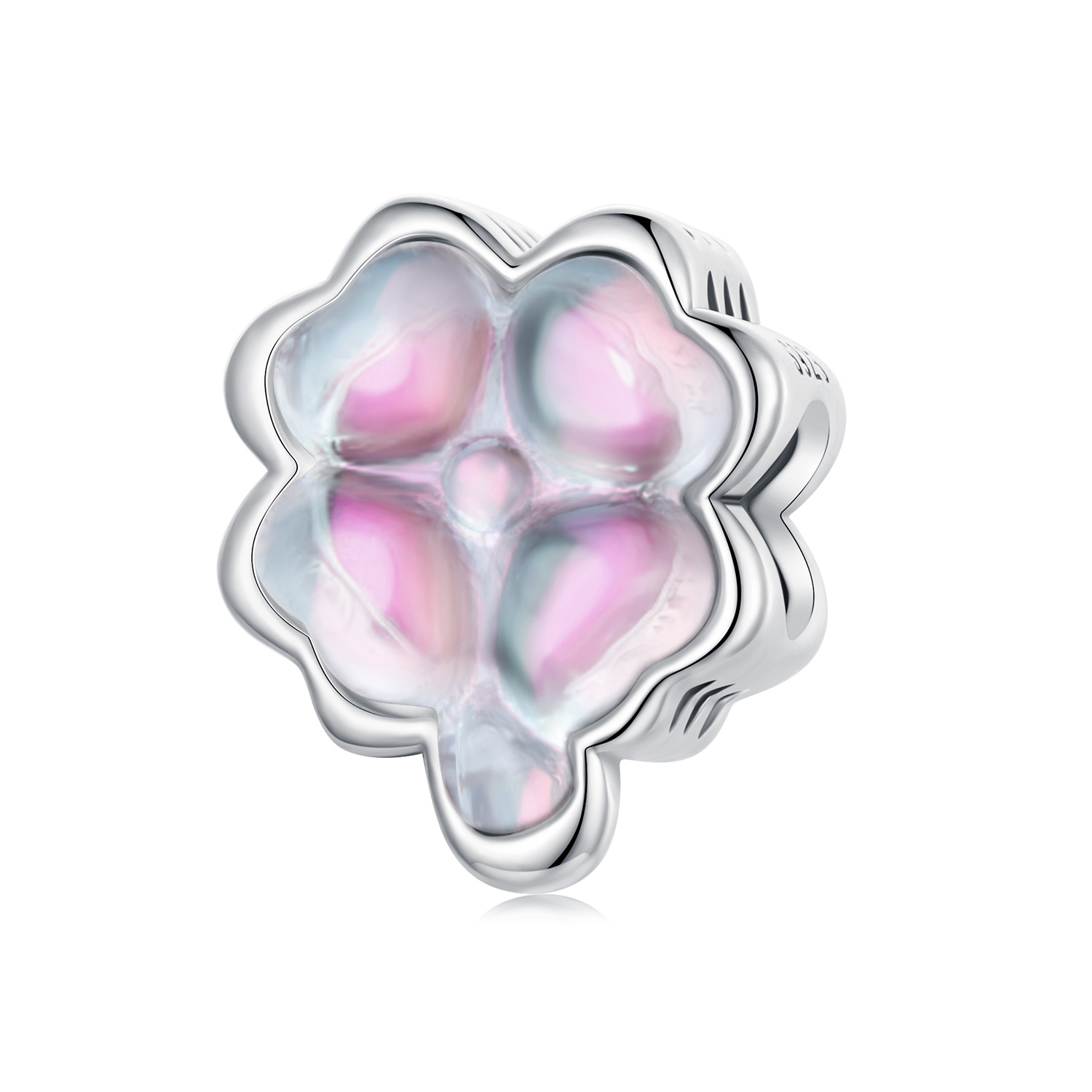 charm de trébol de cuatro hojas estilo pandora scc2780