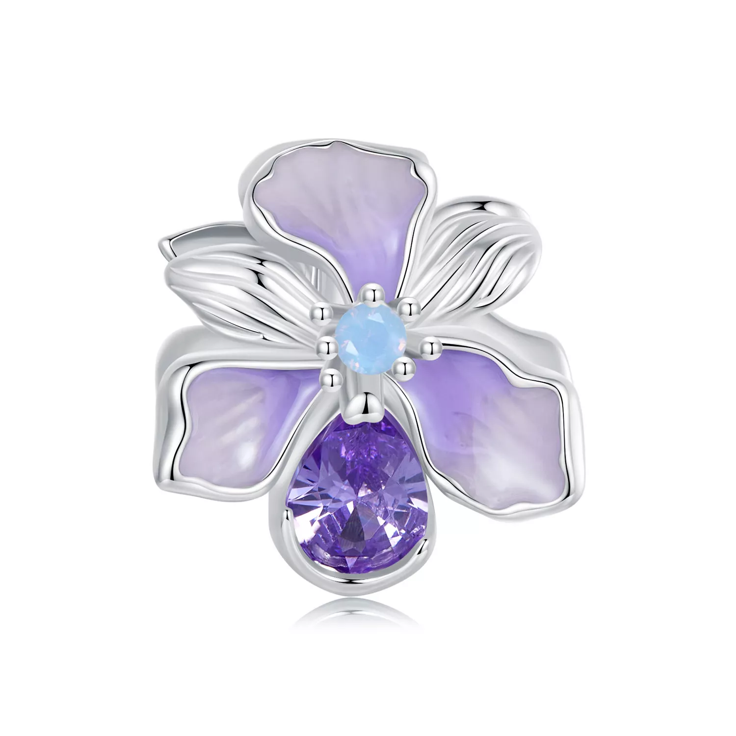 charm romántico de iris estilo pandora bsc1031
