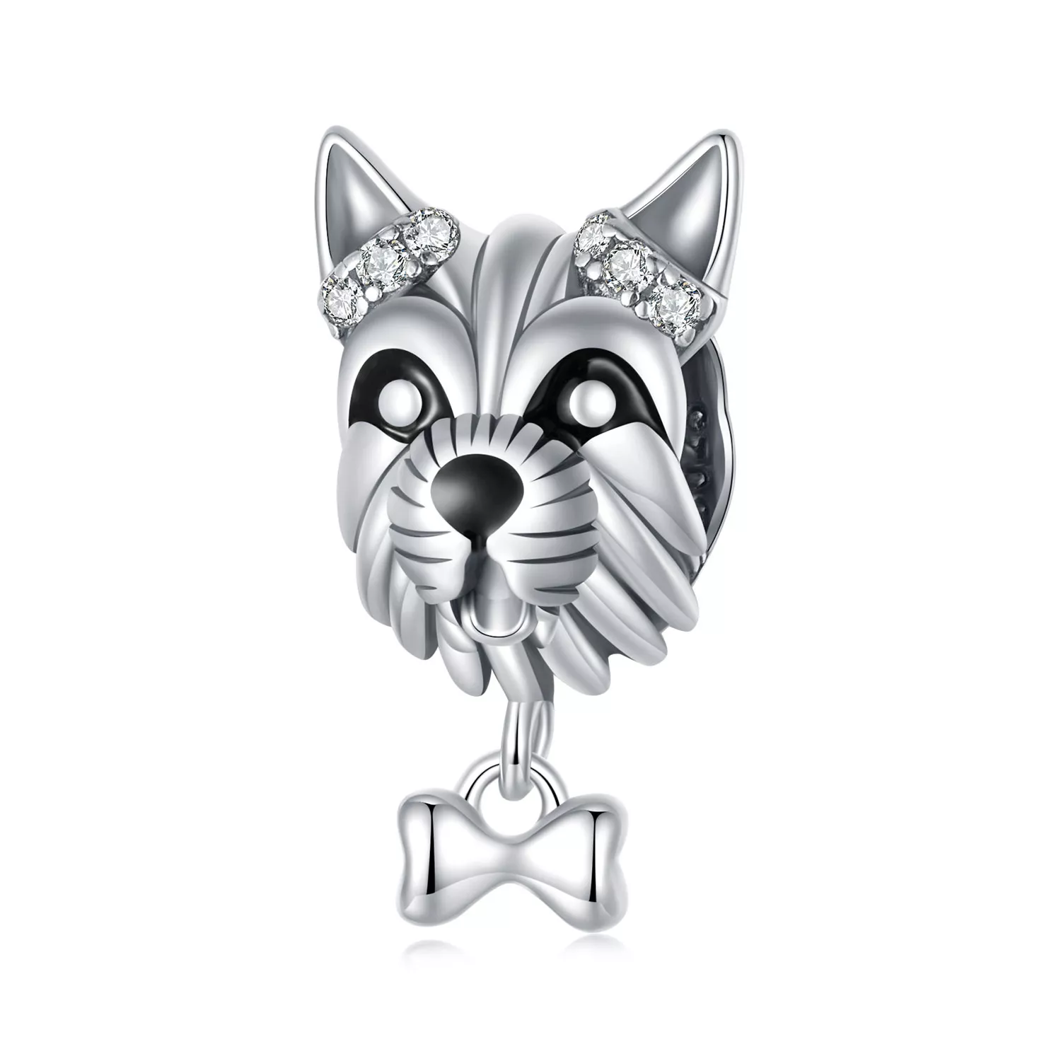 charm schnauzer estilo pandora scc2812