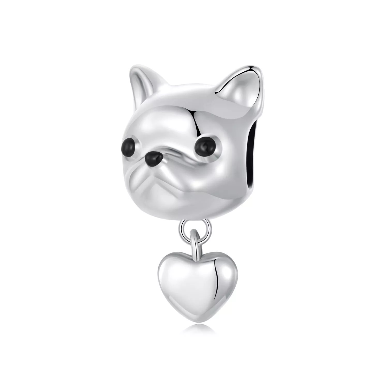 colgante de bulldog francés con estilo pandora scc2767