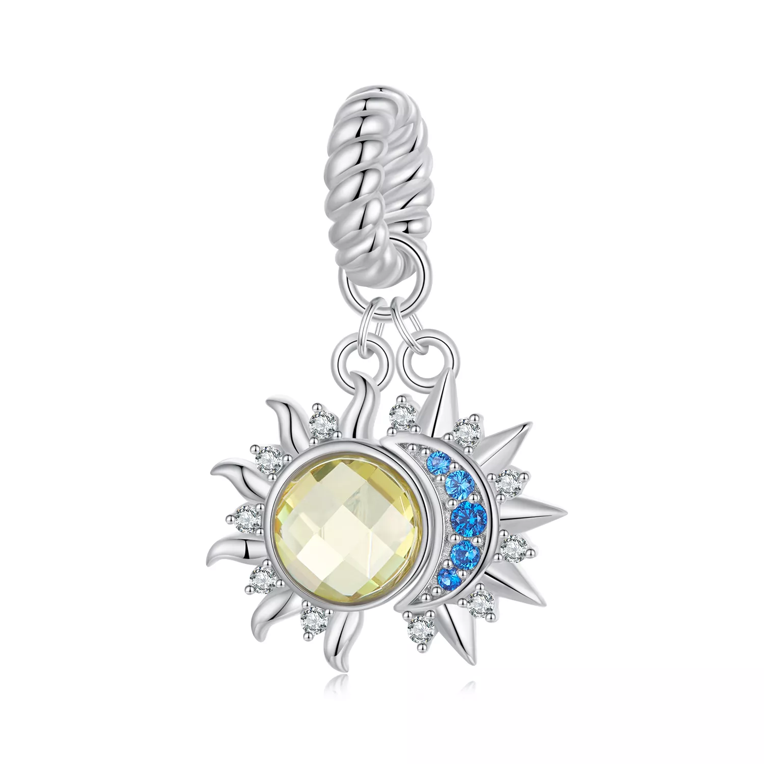 colgante sol y luna estilo pandora scc2802
