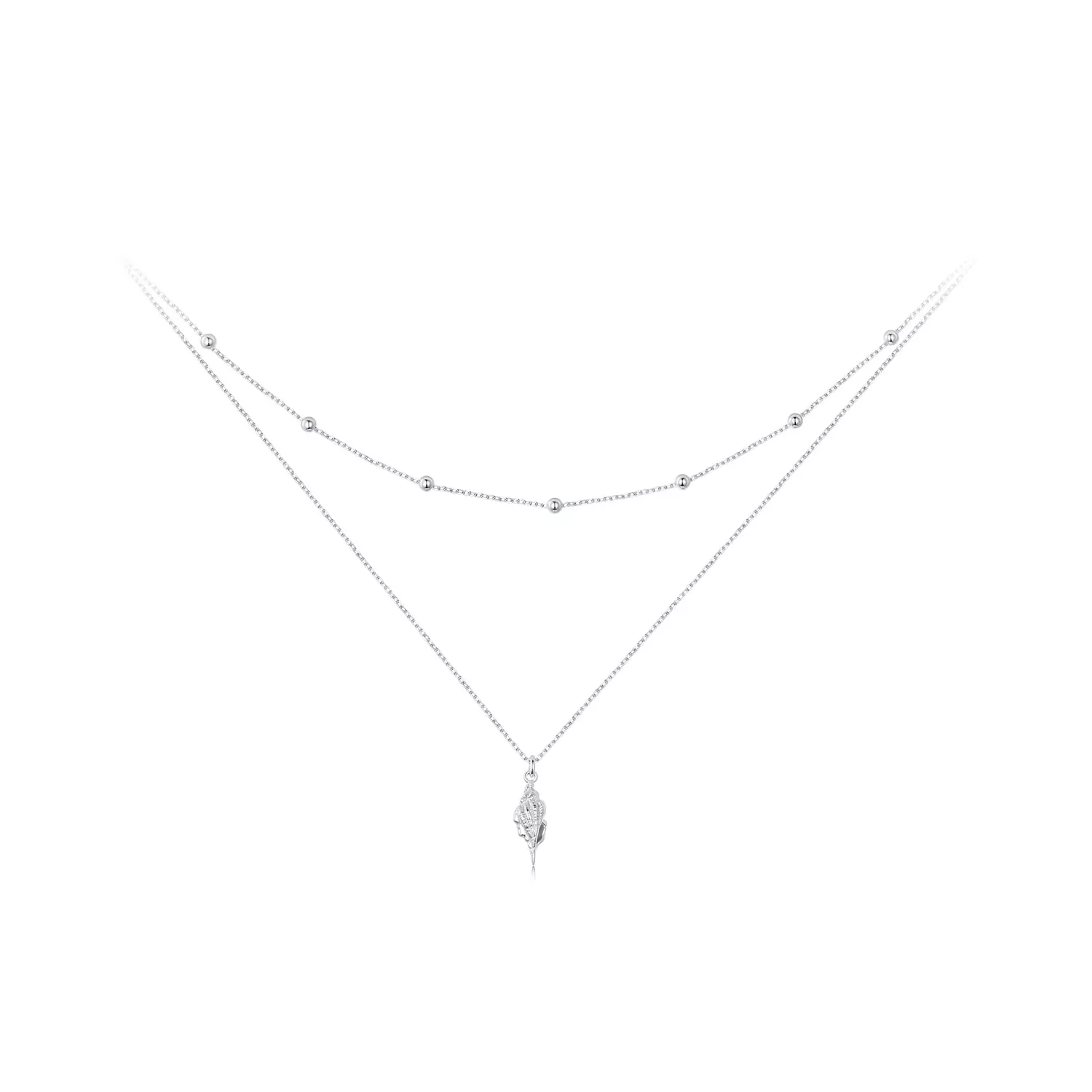 collar de concha estilo pandora bsn387