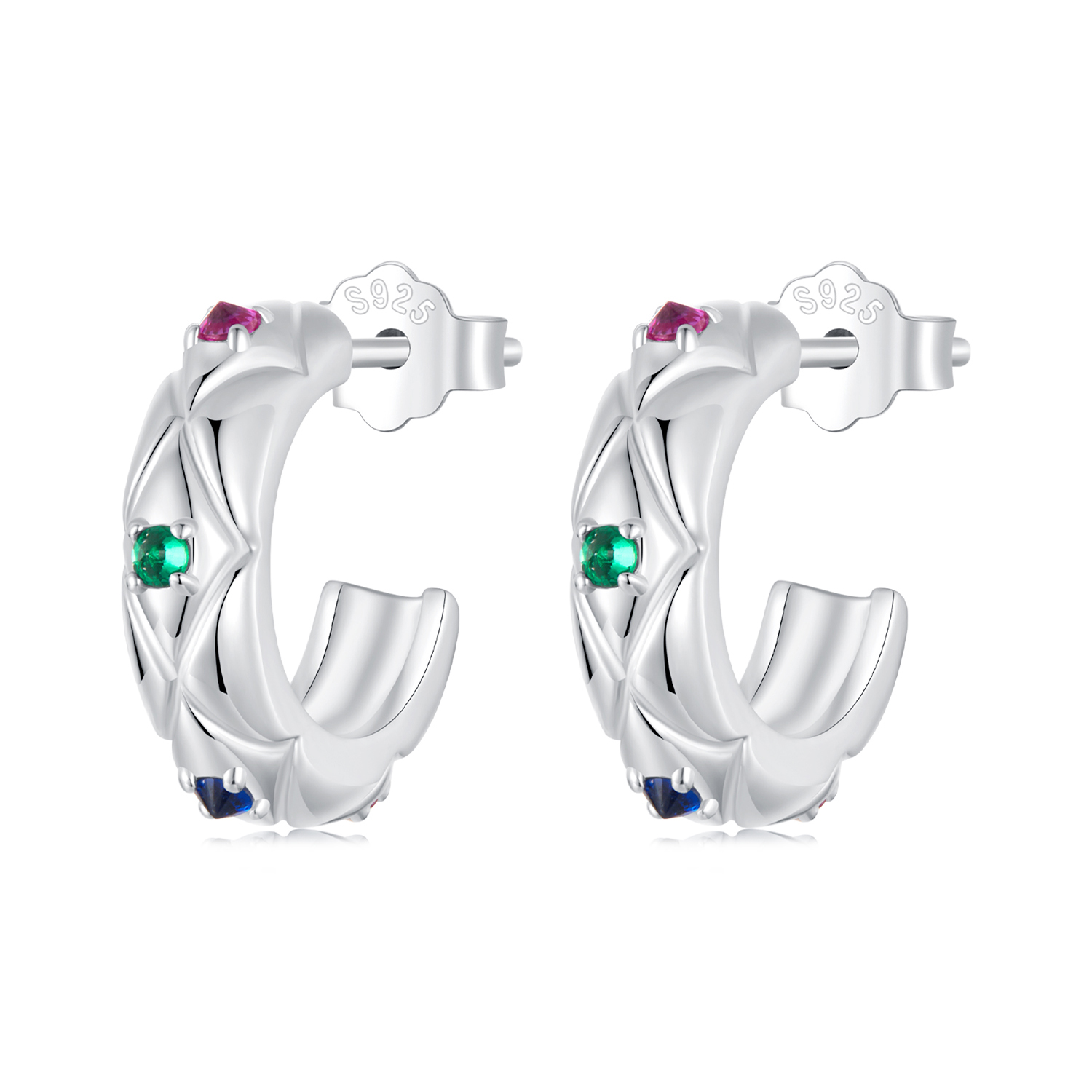 pendientes con diseño de diamantes estilo vintage de pandora bse1032