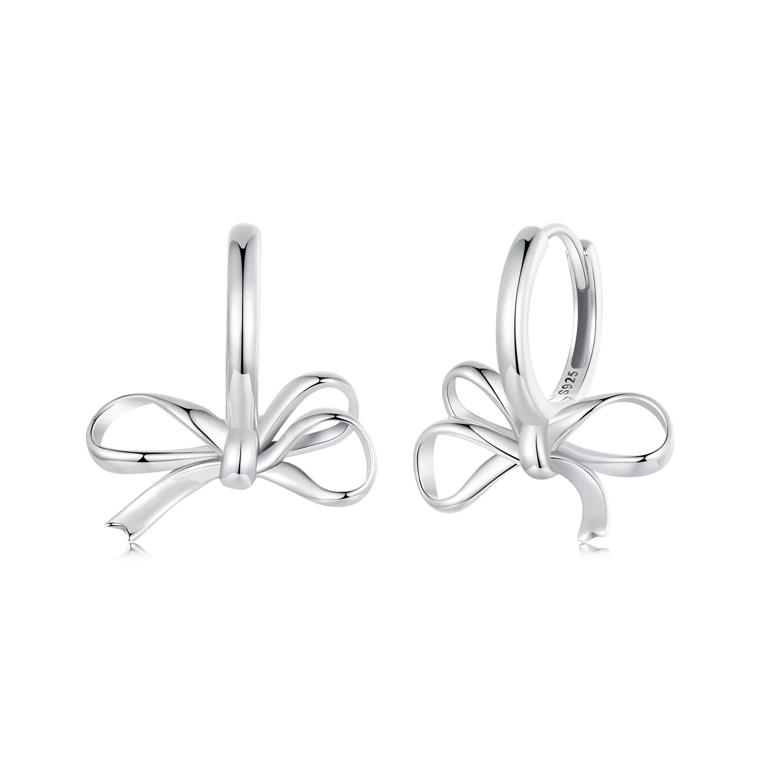pendientes de lazo estilo pandora sce1752