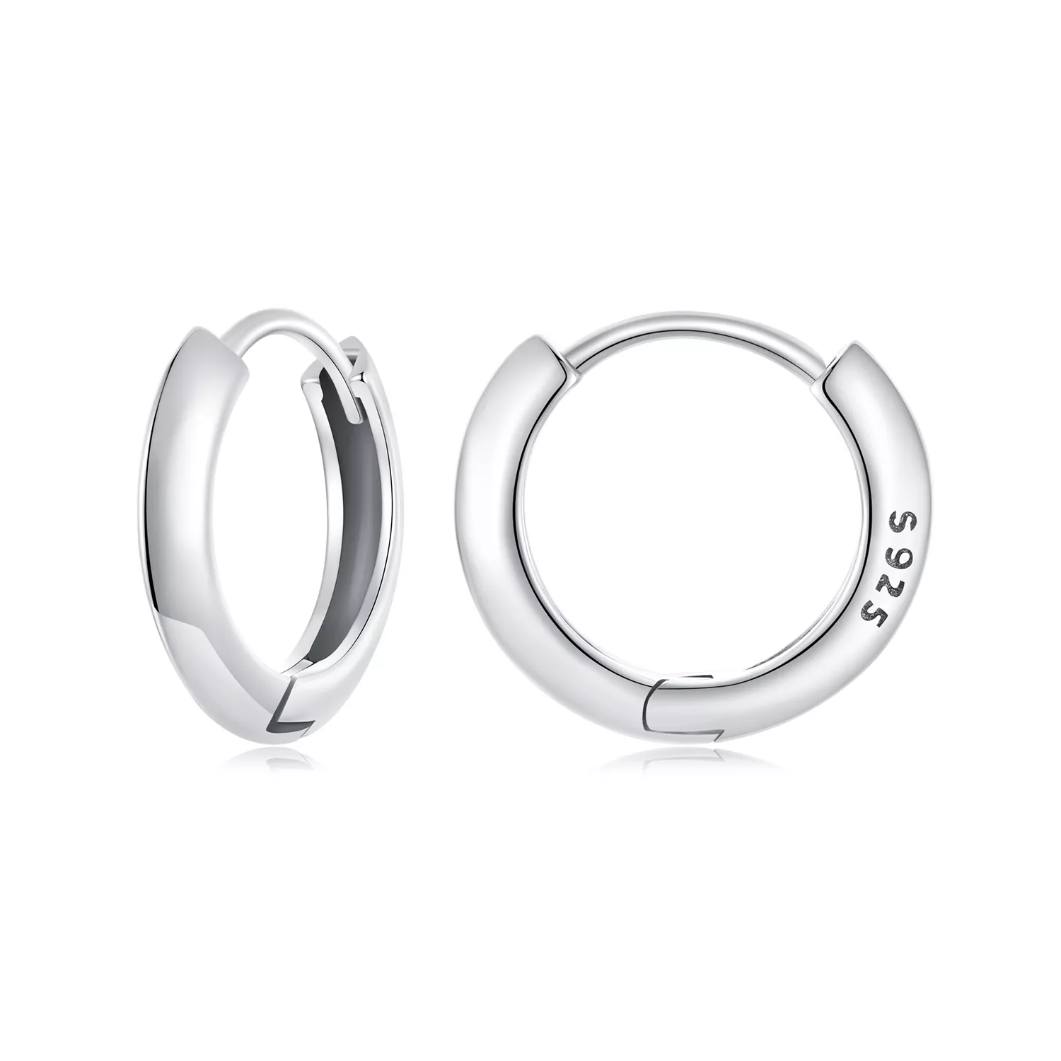 pendientes de plata de ley con diseño clásico de pandora bse1016