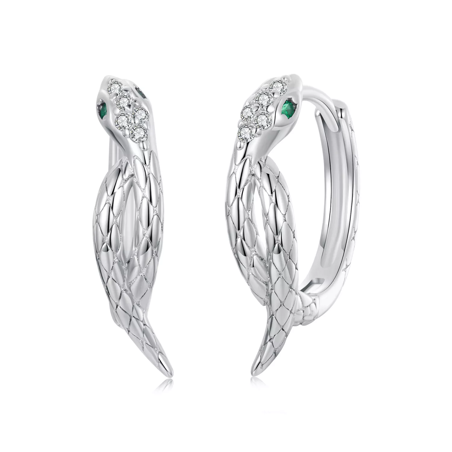 pendientes envolventes estilo serpiente pandora bse1008