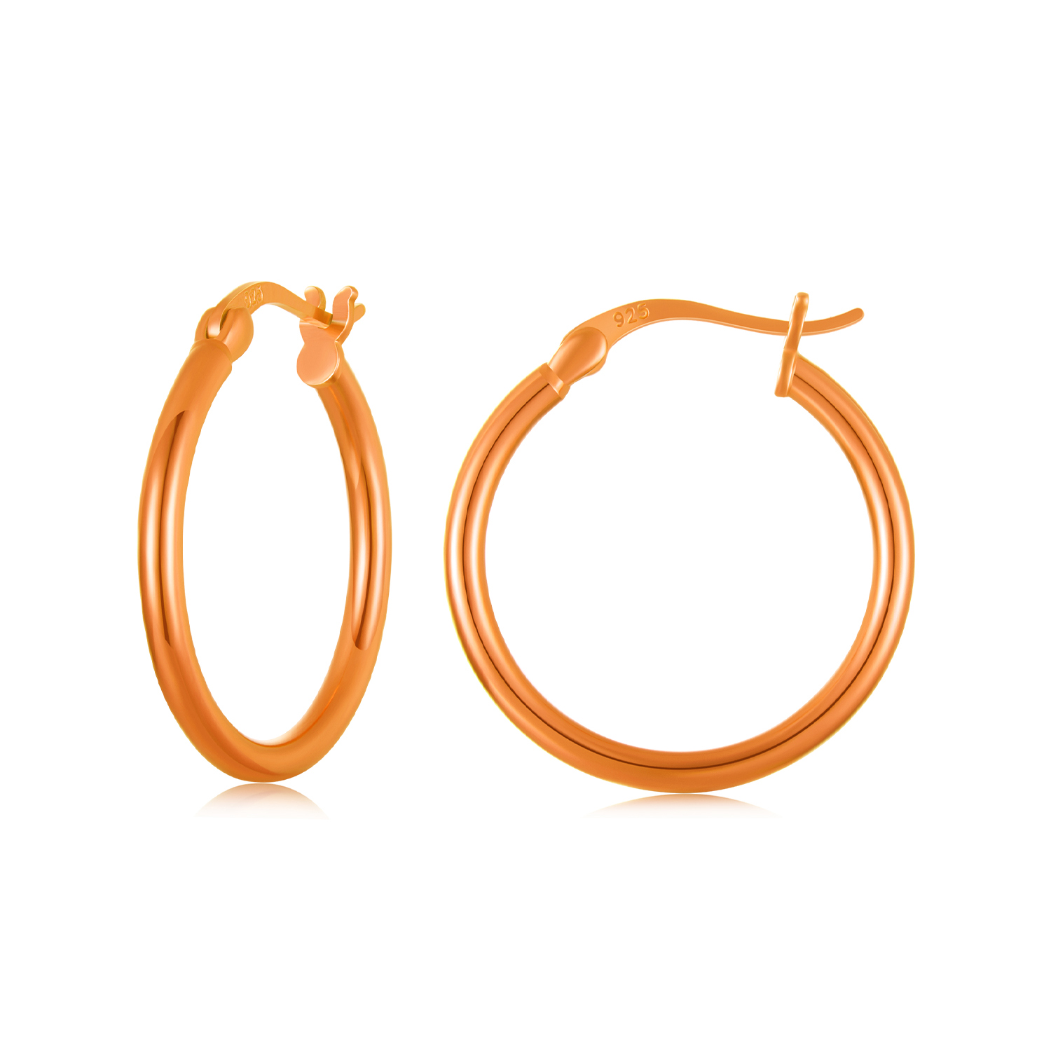 pendientes estilo pandora naranja eléctrica sce1608 log