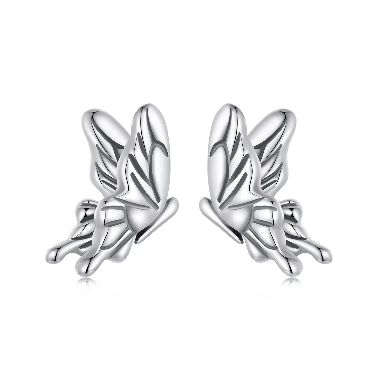 pendientes mariposa estilo pandora sce1762