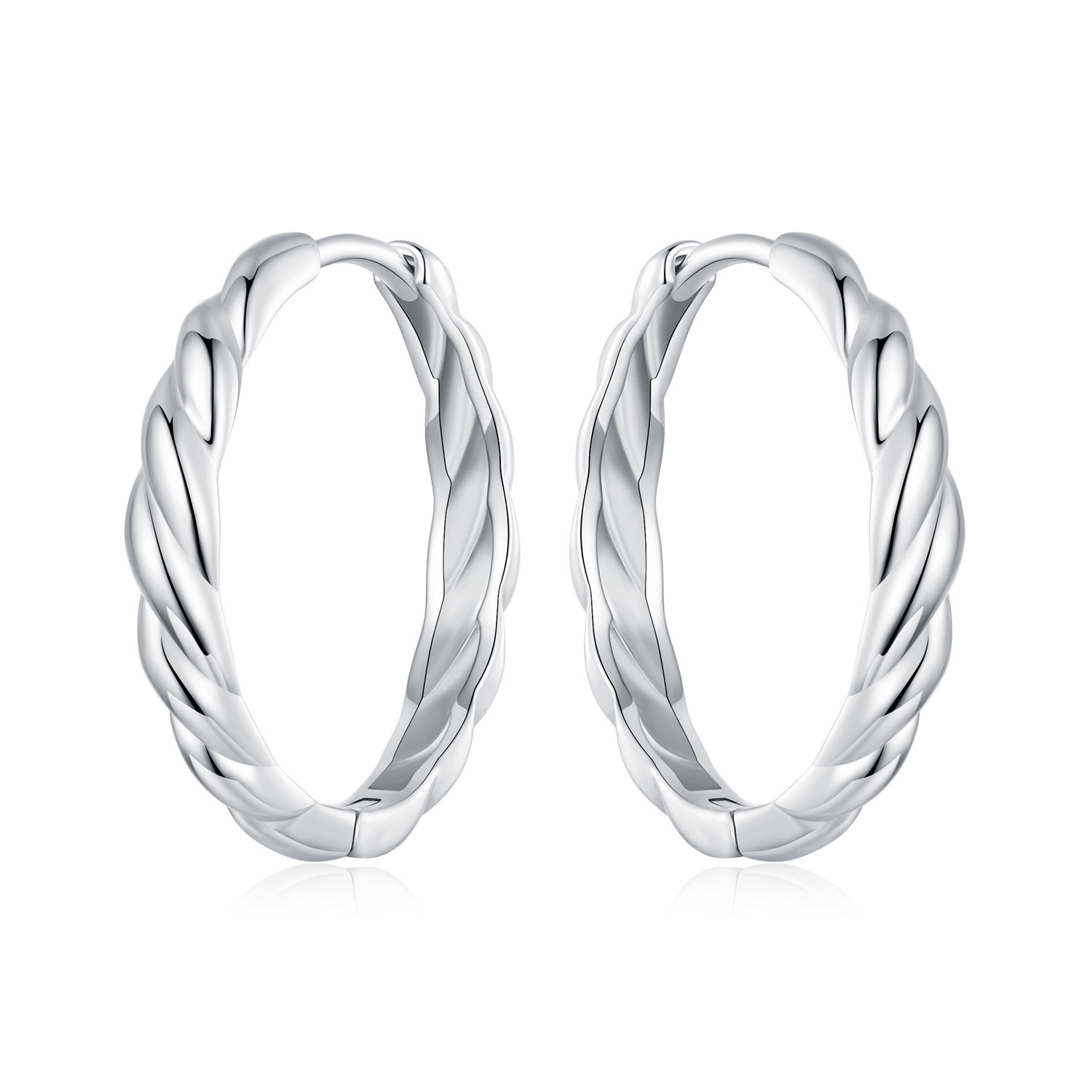 pendientes metálicos con diseño de estilo pandora bse1024 l