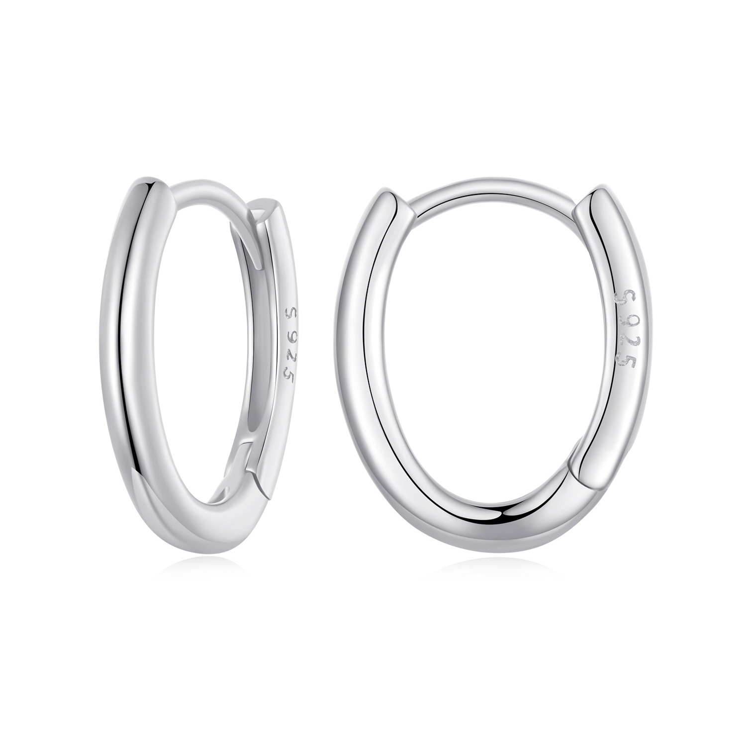 pendientes ovalados estilo pandora bse1015 a