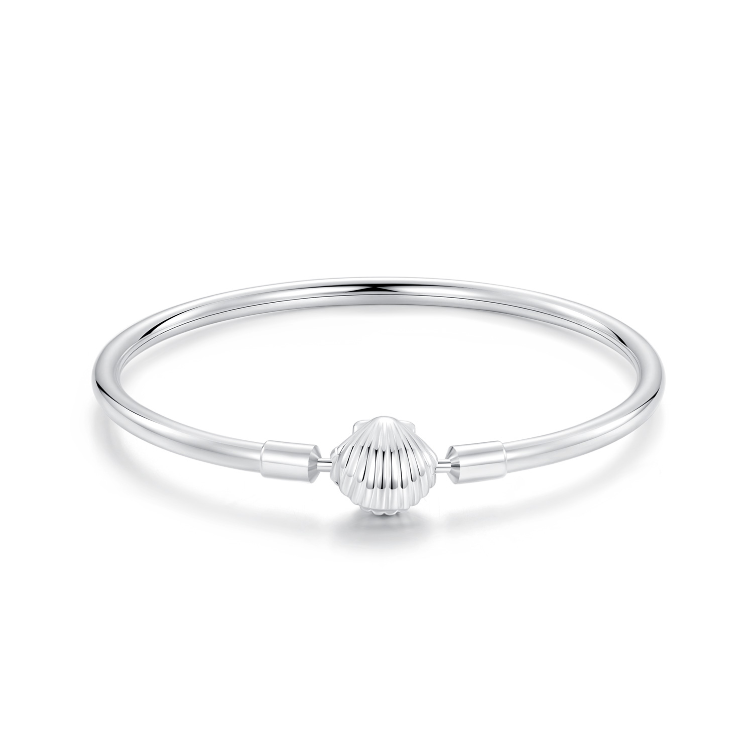 pulsera básica de conchas estilo pandora bsb177