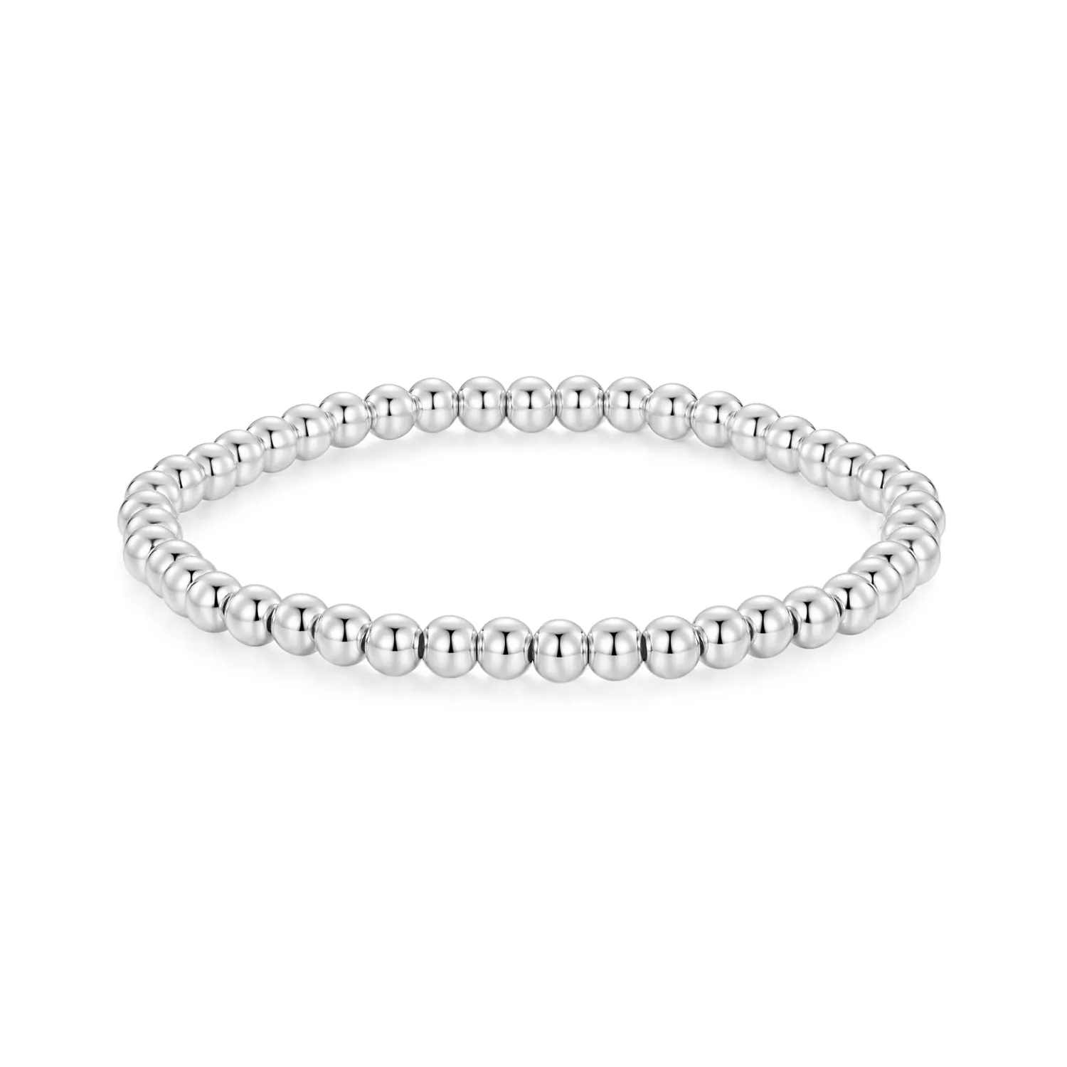 pulsera de cuentas de plata estilo pandora bsb175