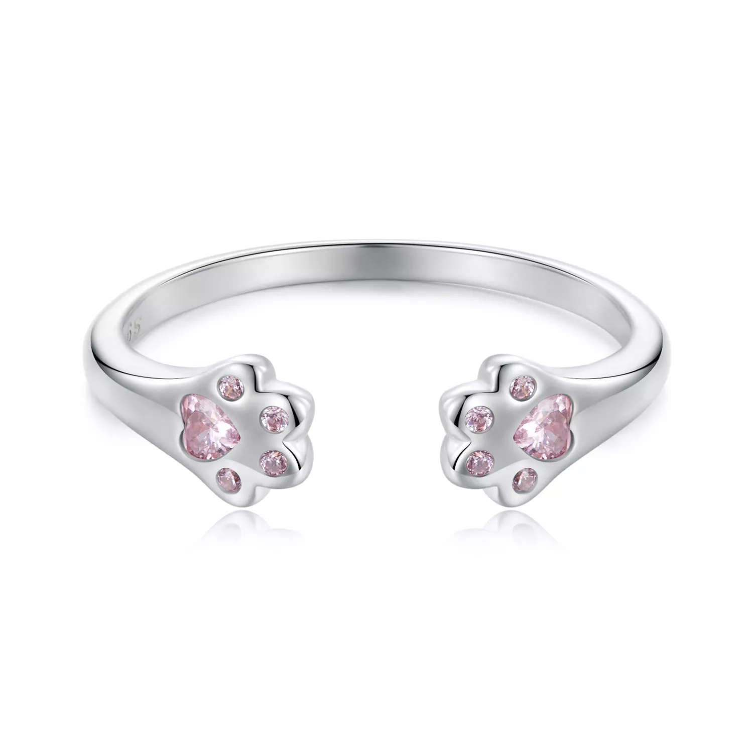 anillo con garra estilo pandora scr1050 e
