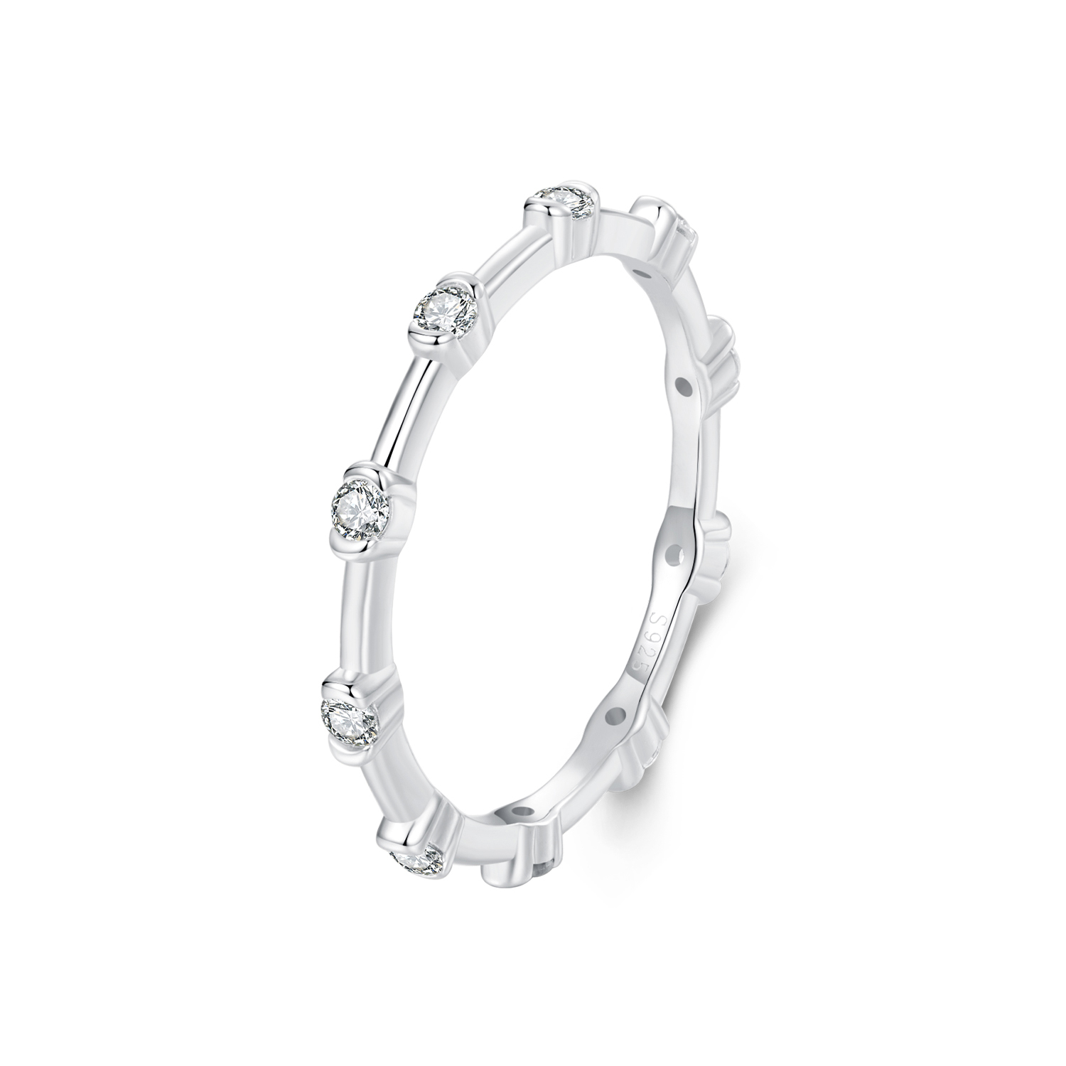 anillo sencillo pequeño exquisito estilo pandora bsr576