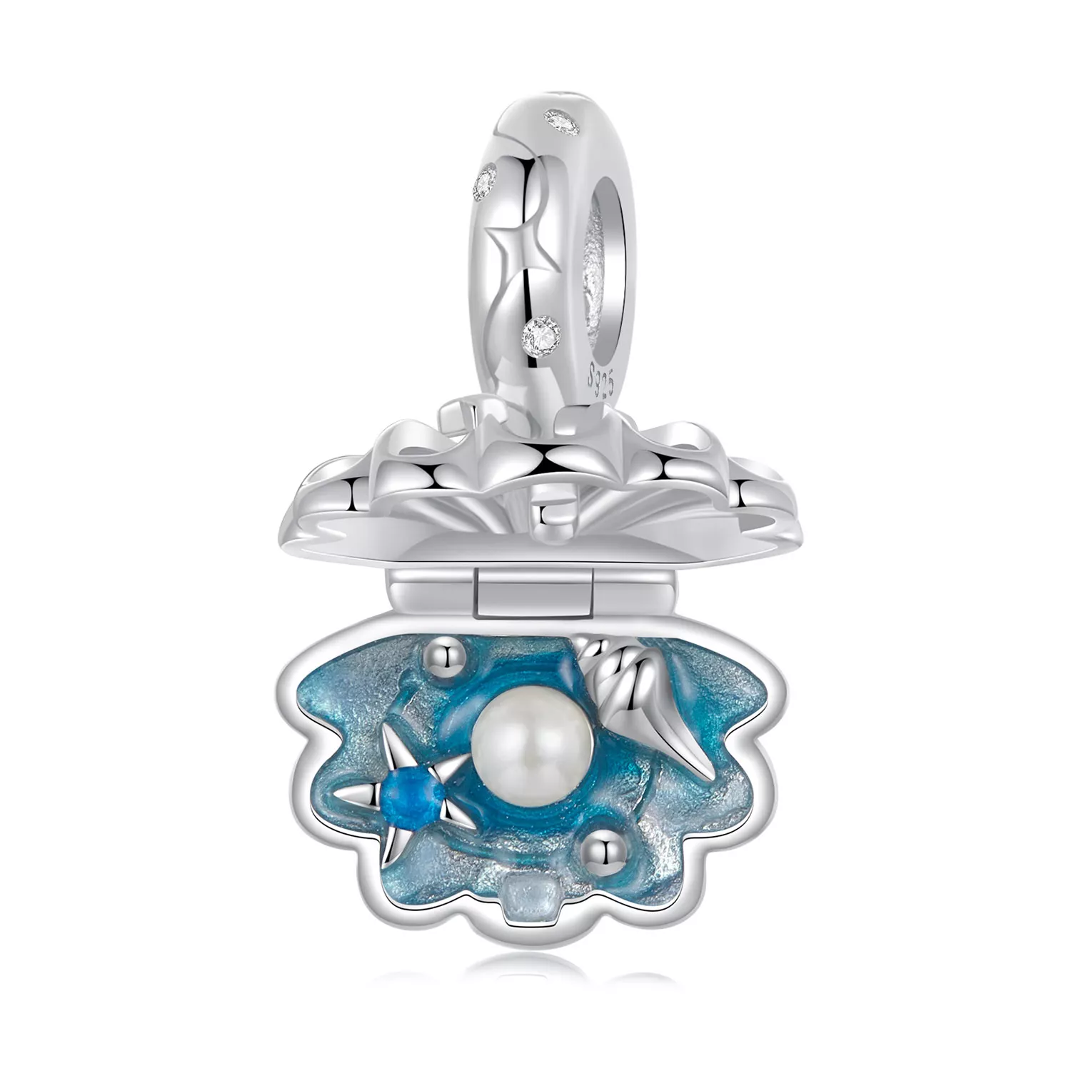 colgante de concha estilo pandora scc2884