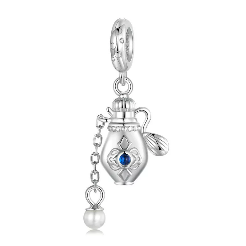 colgante de frasco de perfume vintage estilo pandora scc2912