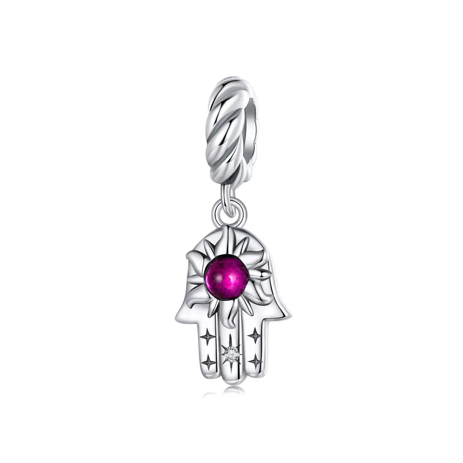 colgante de la mano de fátima estilo pandora scc2848