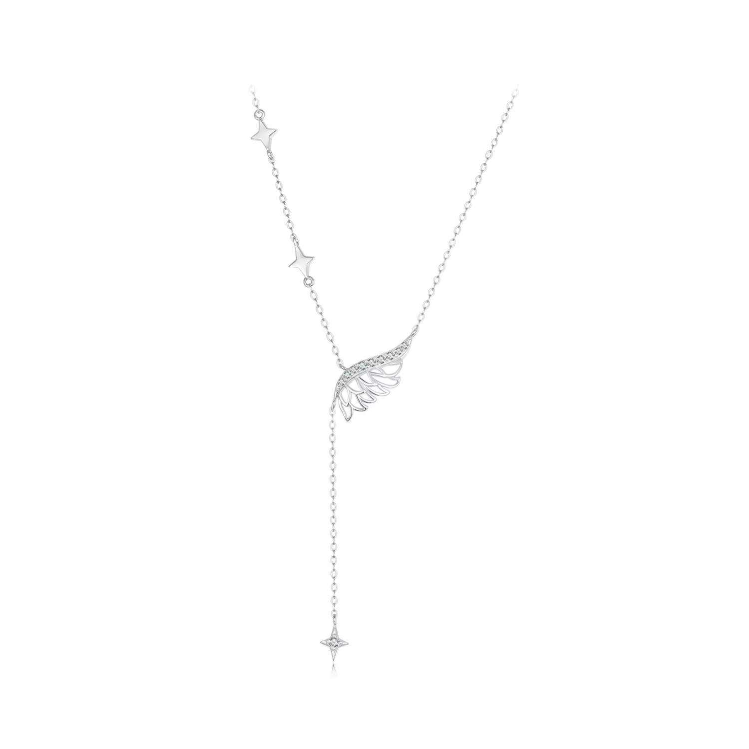 collar con alas estilo pandora bsn395
