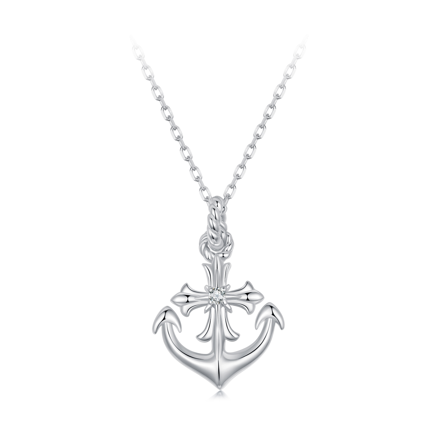 collar de ancla estilo pandora bsn393