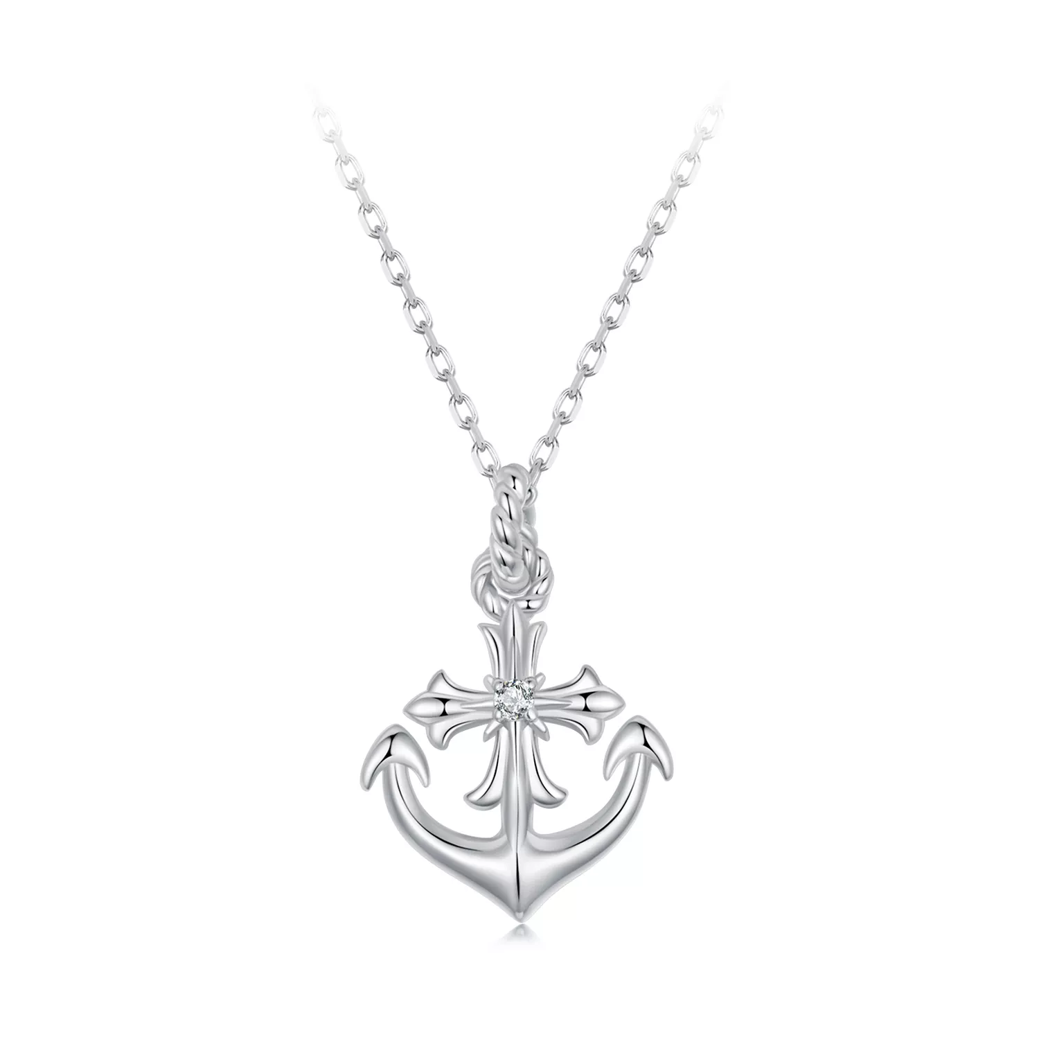collar de ancla estilo pandora bsn393