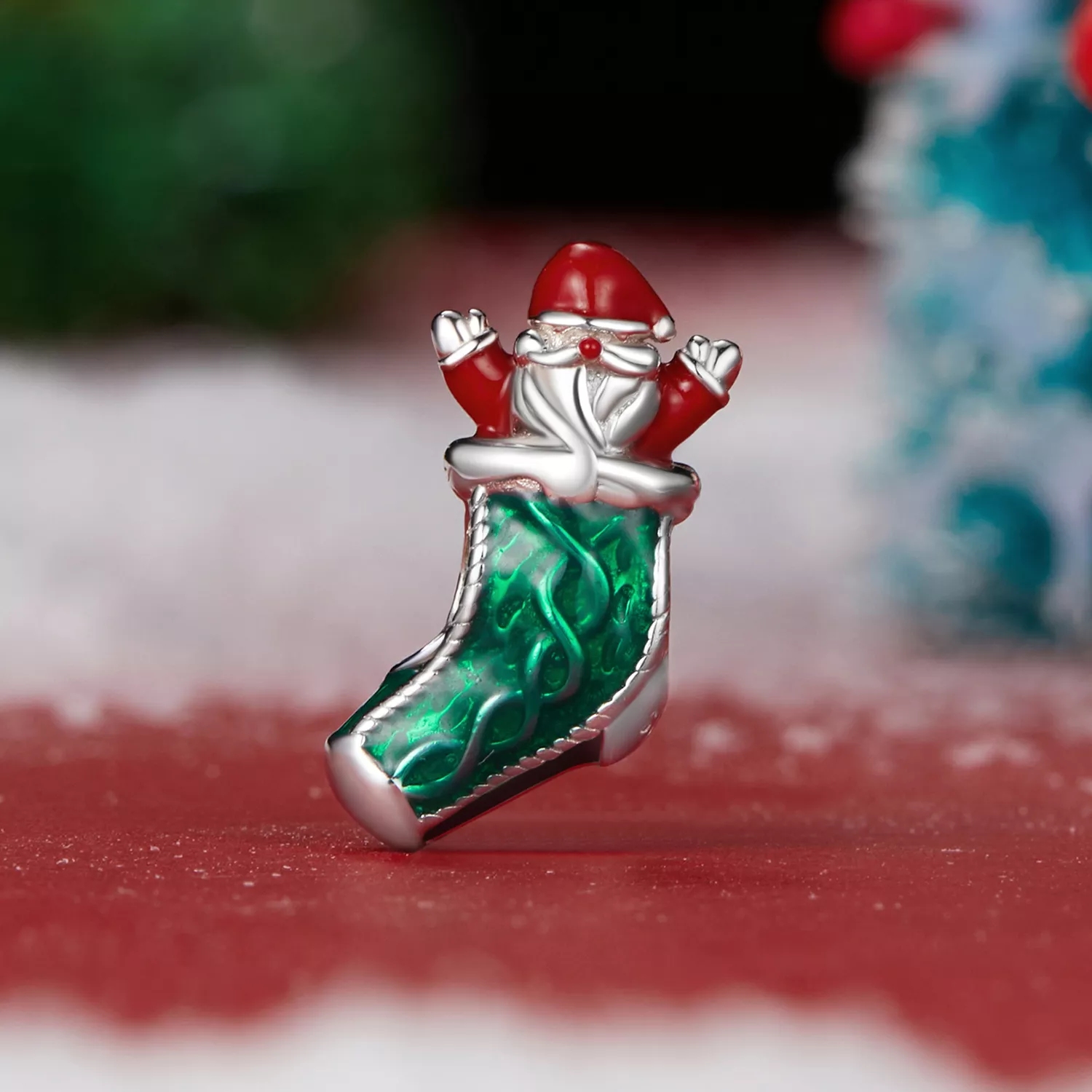 cuentas para medias navideñas estilo pandora scc2915